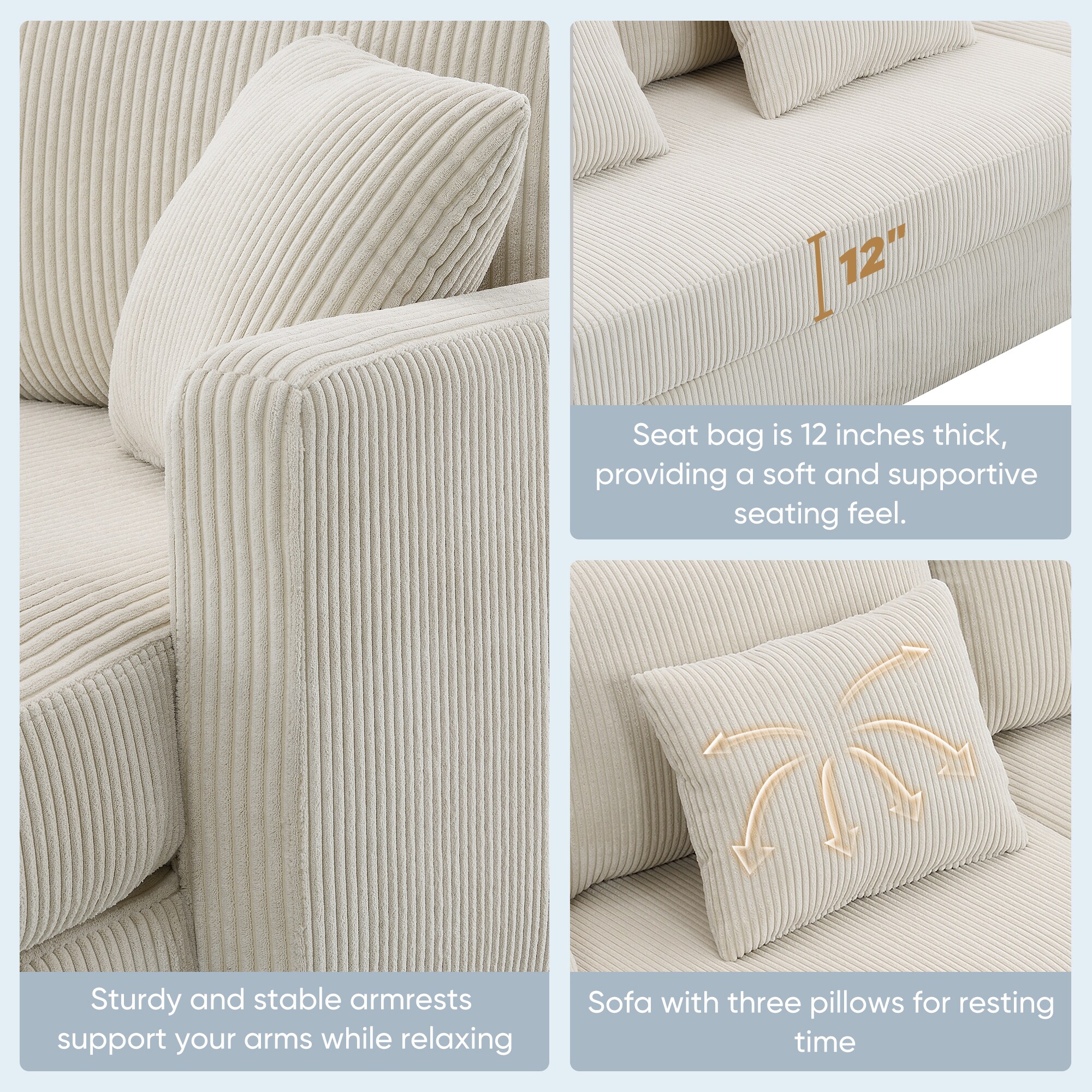 ModernLuxe GS009022AAA Sofas-Loveseats - View #7