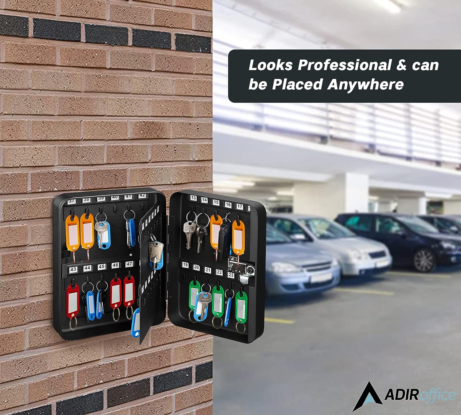 AdirOffice 682-48-BLK-2PK Key-Safes - View #5