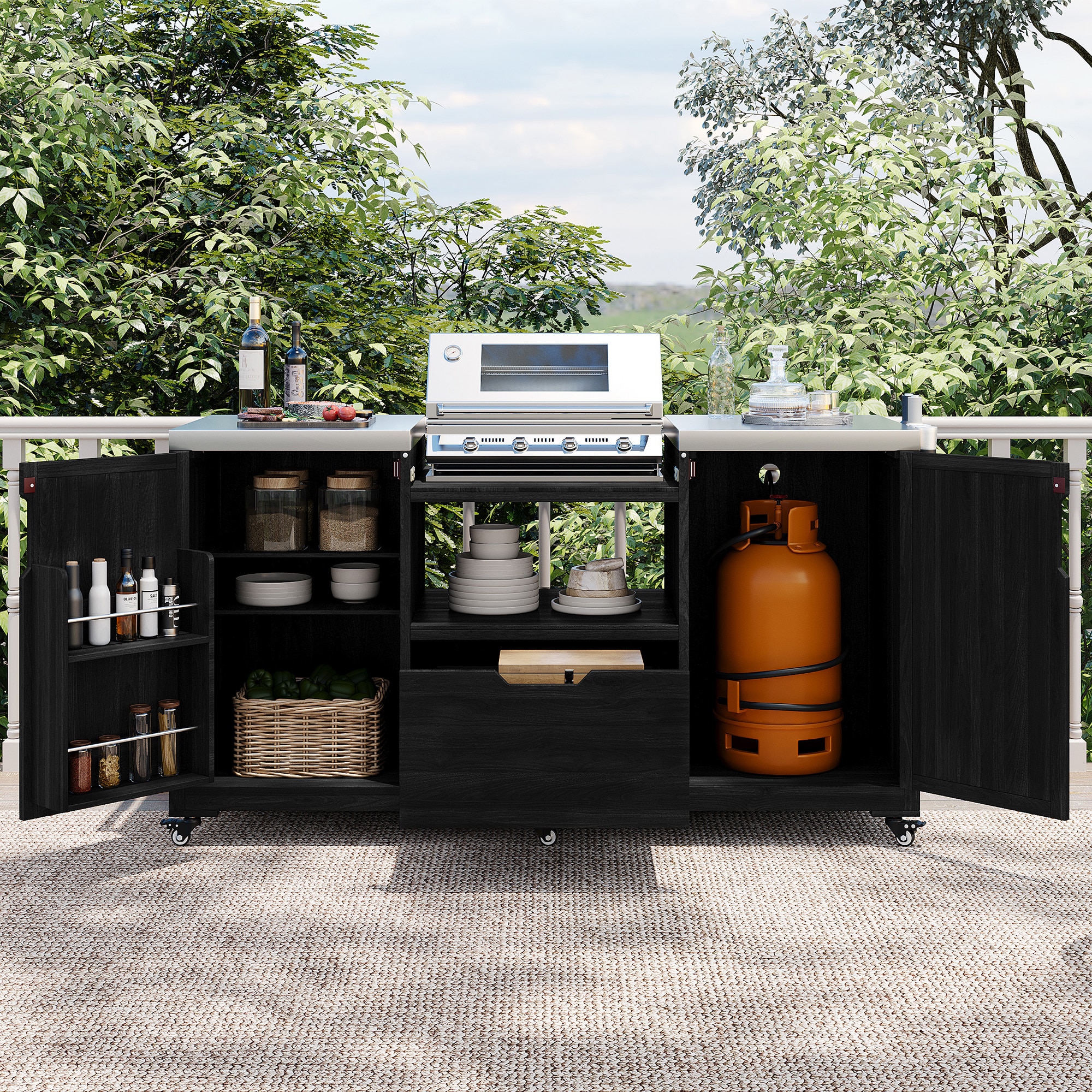 Qualler QDU50629B Outdoor-Carts - View #4