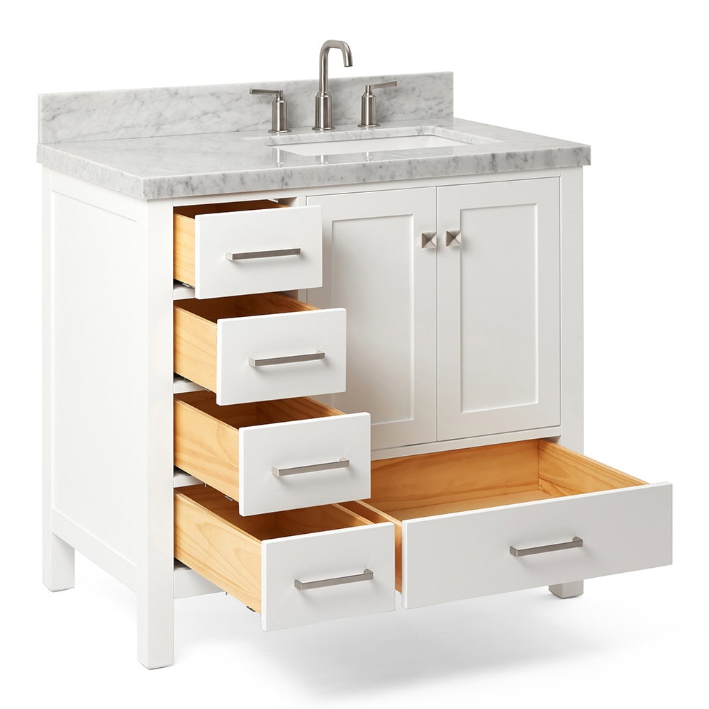 ARIEL A037SRCWRVOWHT Bath-Vanity-Combo - View #5