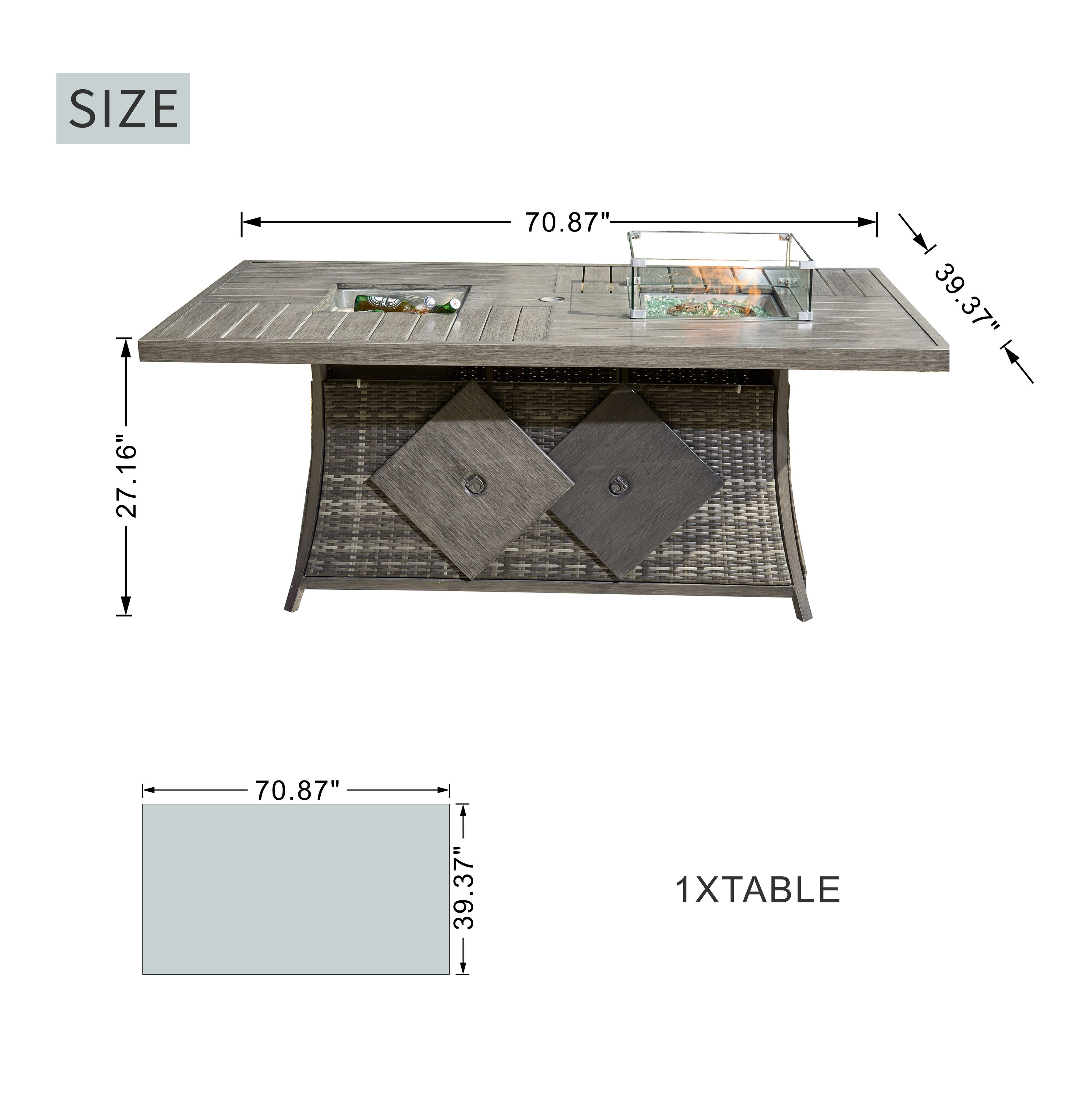 Direct Wicker PAG-1106FI-GR-T Outdoor-Gas-Firepits - View #8