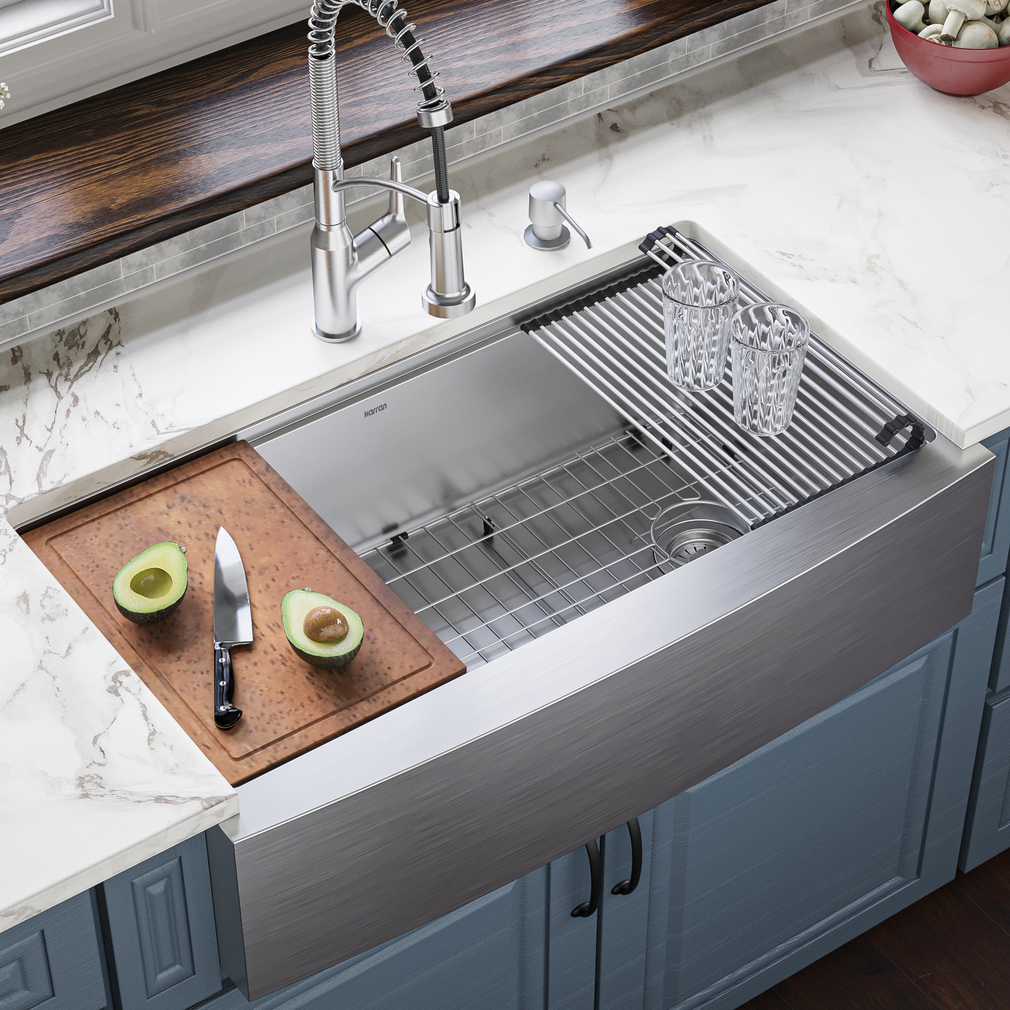 Karran WSA-46-PK1 Kitchen-Sinks - View #6
