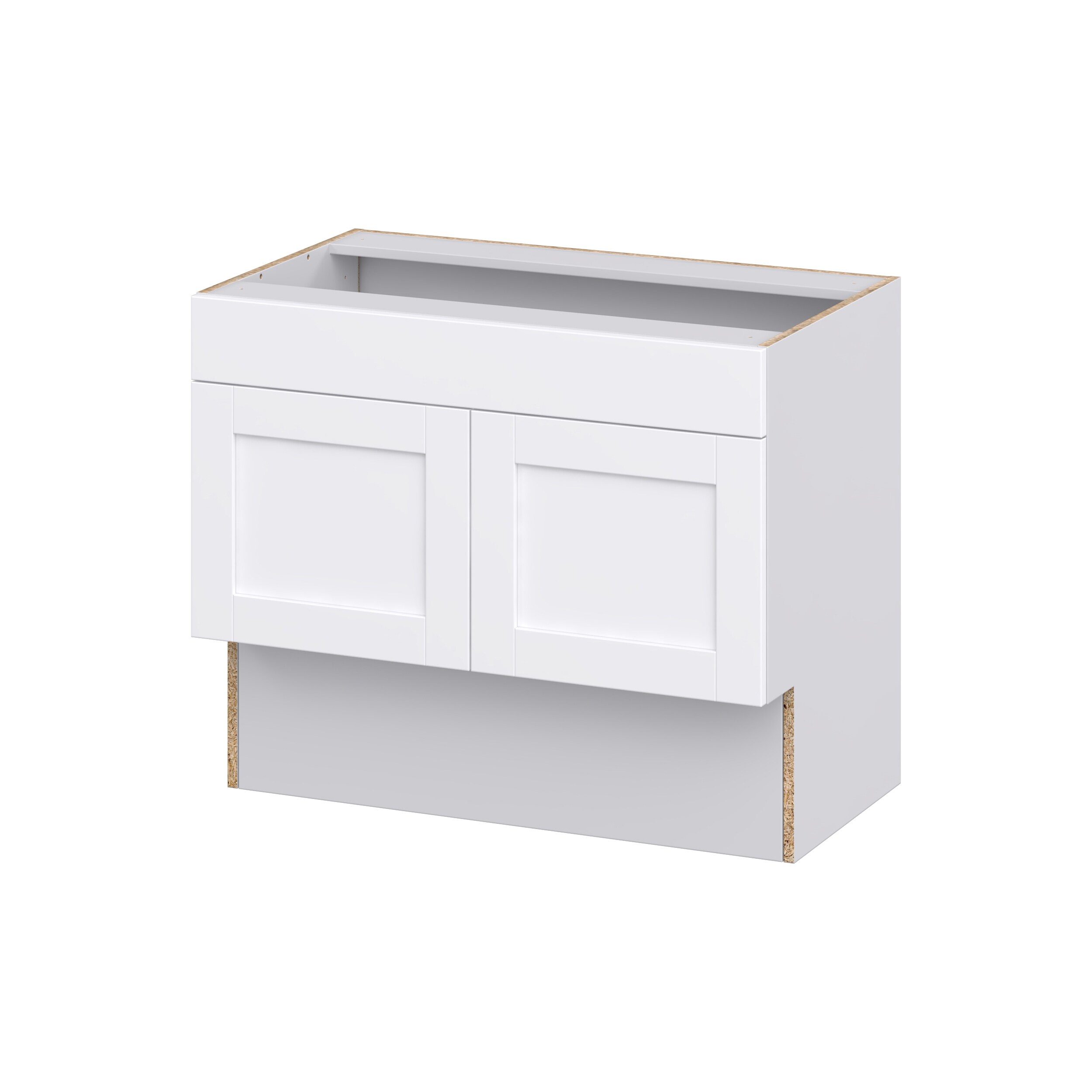 Hugo&Borg Rosemont 36-in W x 30-in H x 21-in D Glacier White Sink Base ...