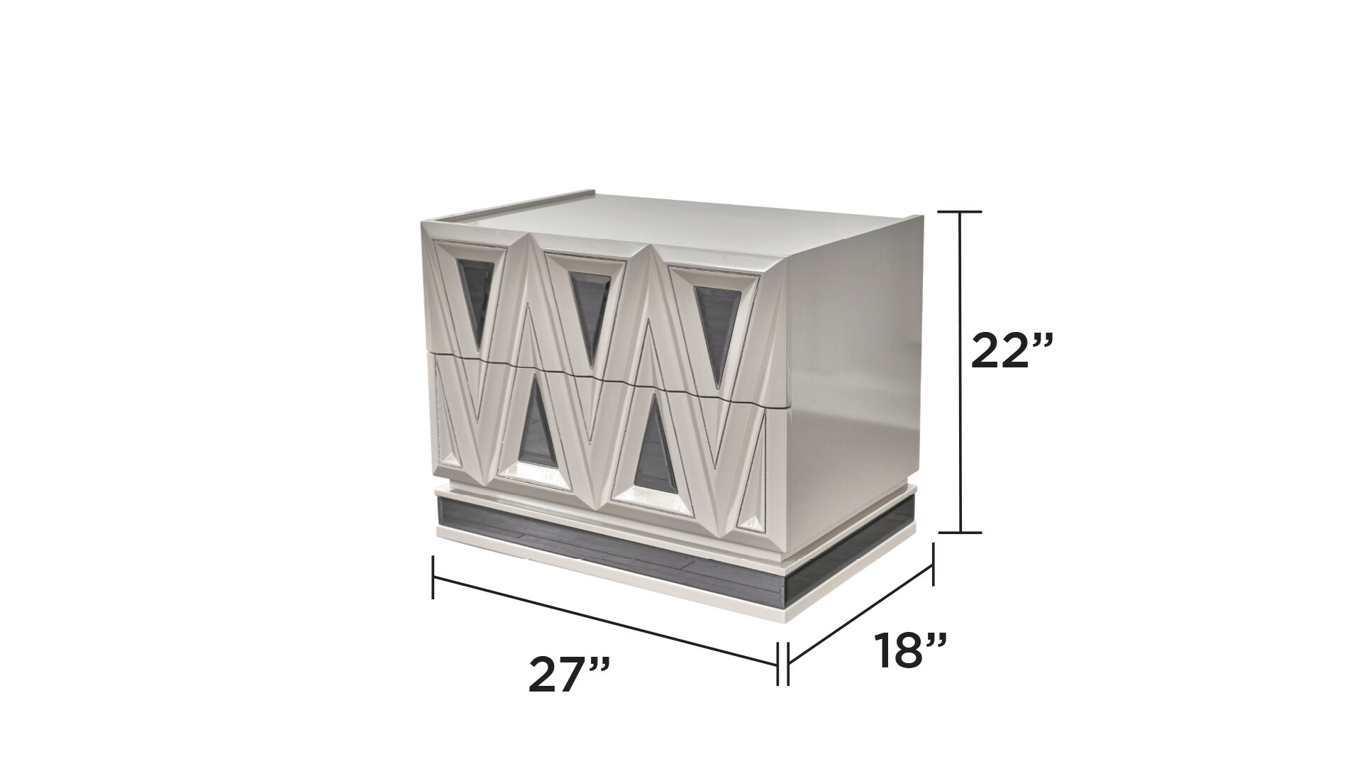 GLANZEND 651481NBT nightstands - View #2