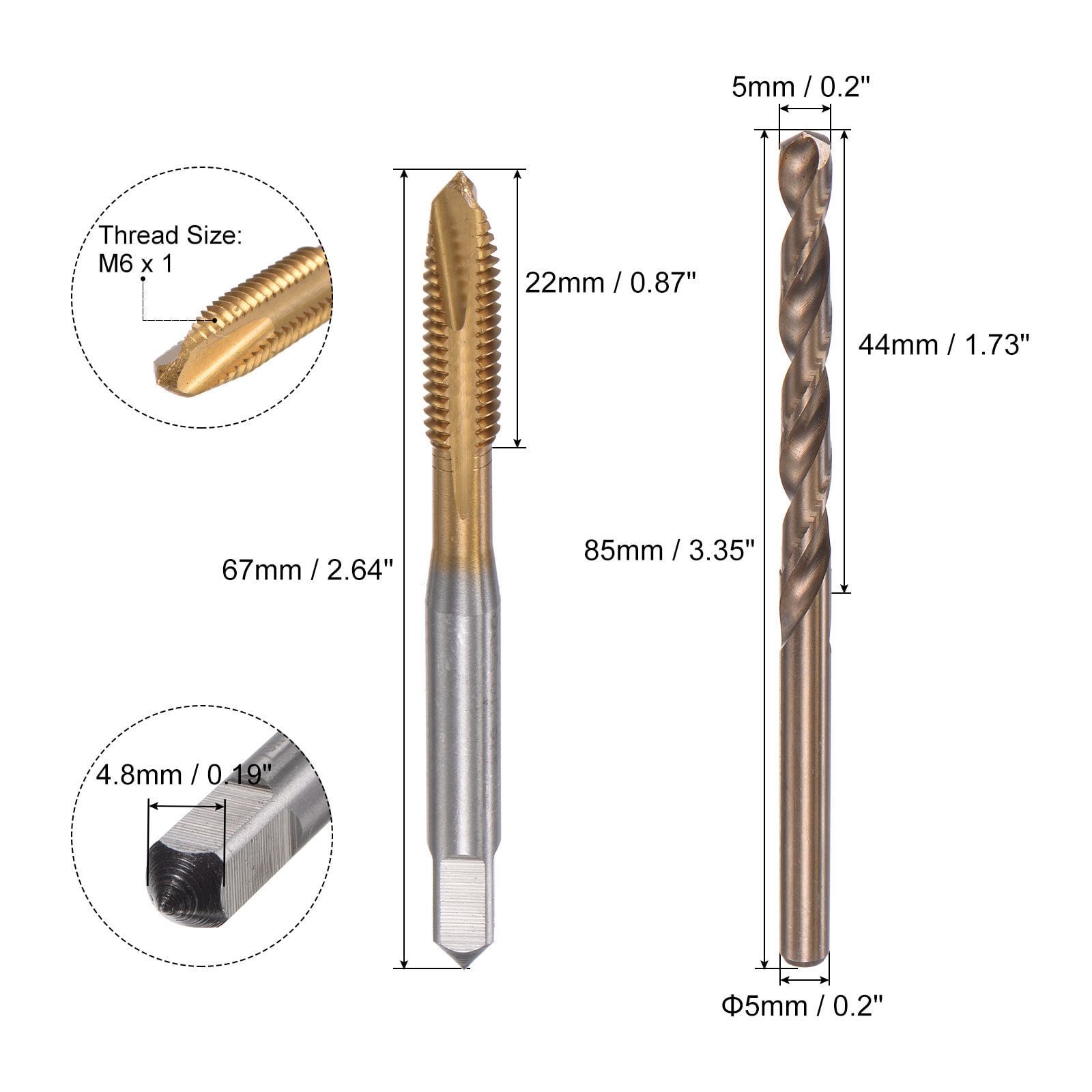 Unique Bargains S26031100UX4748 Taps-Dies-Sets - View #2
