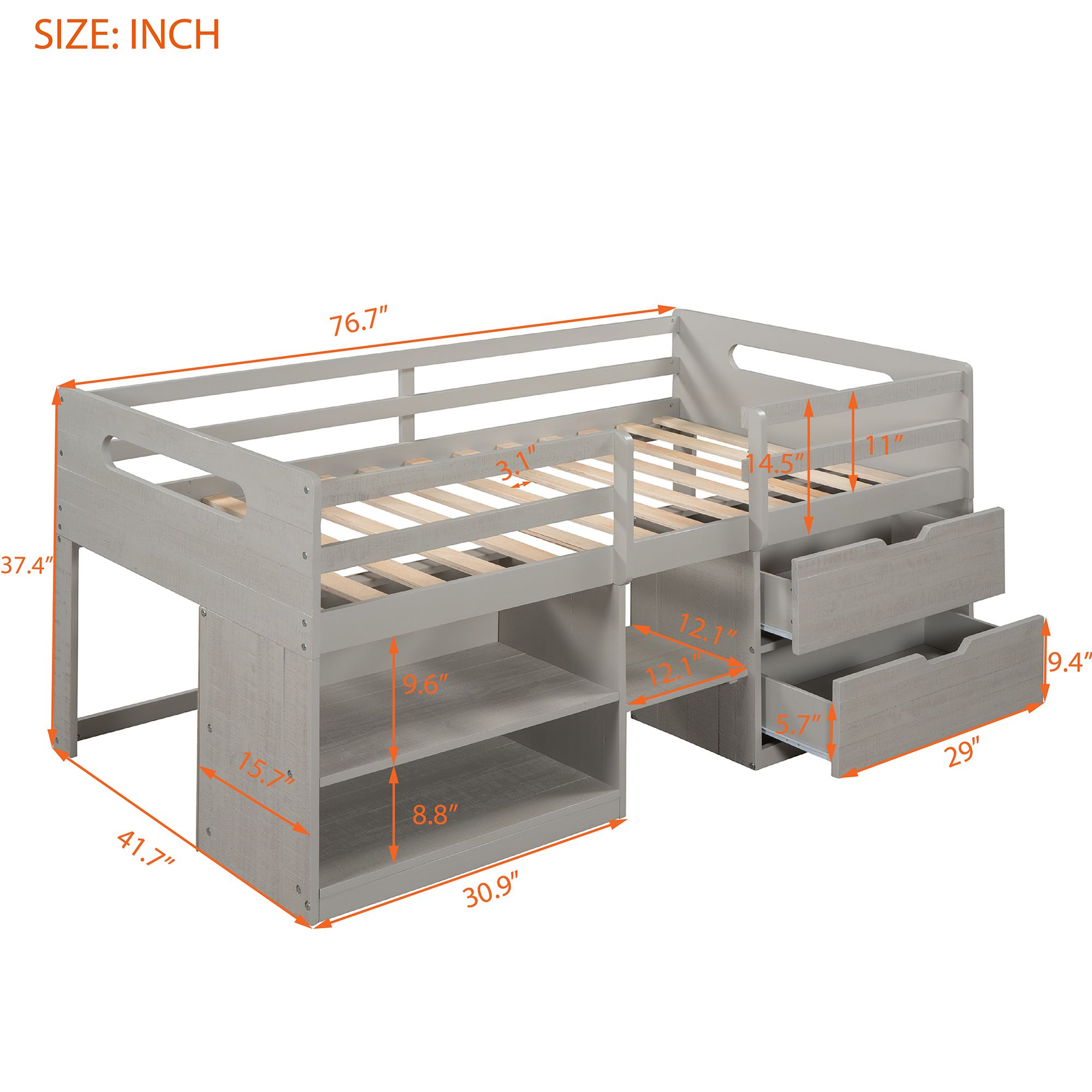 Yiekholo LL-1961AAE Bunk-Beds - View #4