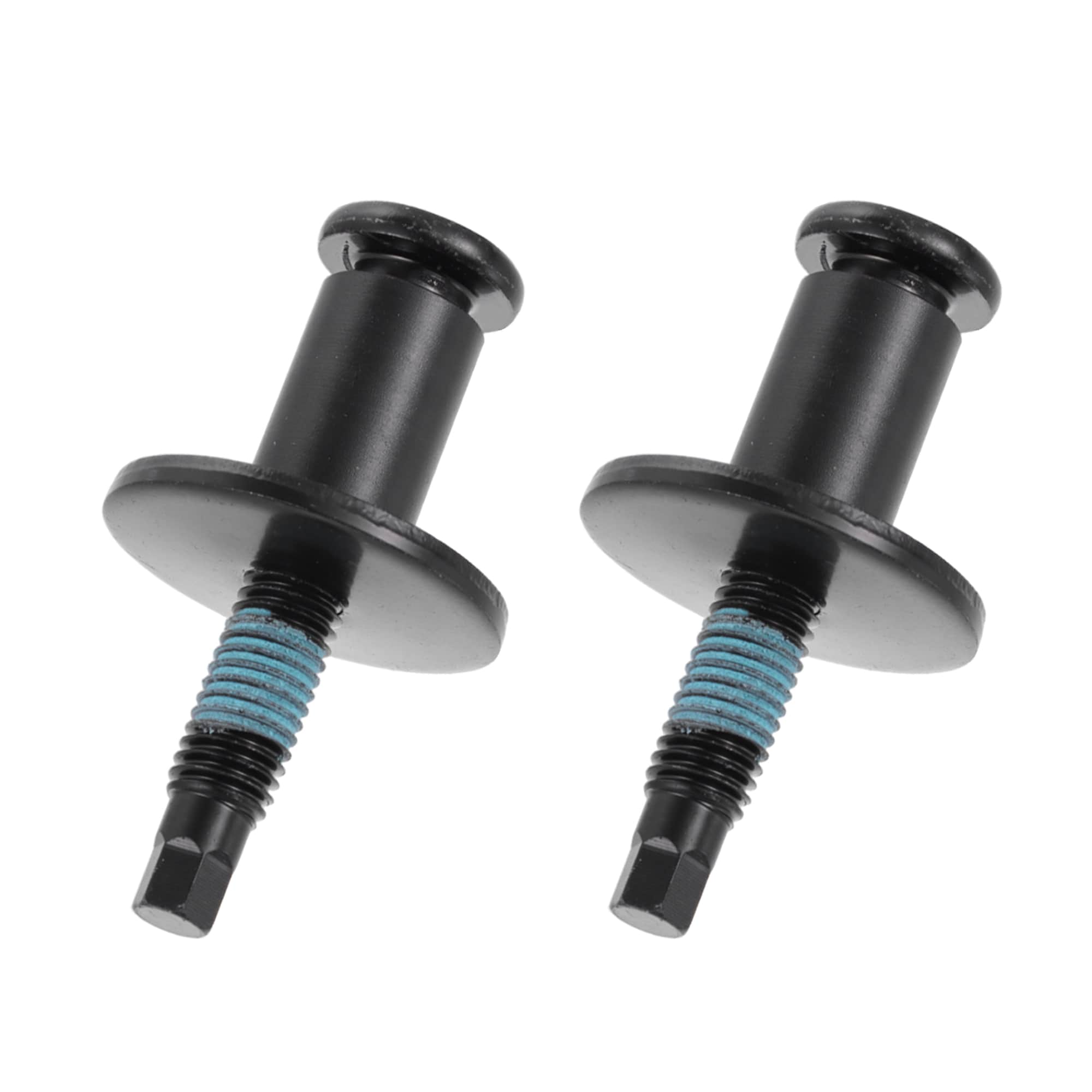 Unique Bargains 1L3Z99404A42AA / Rear / Tailgate Striker Latch Lock Bolt Kit for Ford F150 1997-2014 for Ford F250 Super Duty 1999-2016 / Tailgate Striker Lock Bolt Screw / Metal / 2pcs / Black #S26012101UX1862