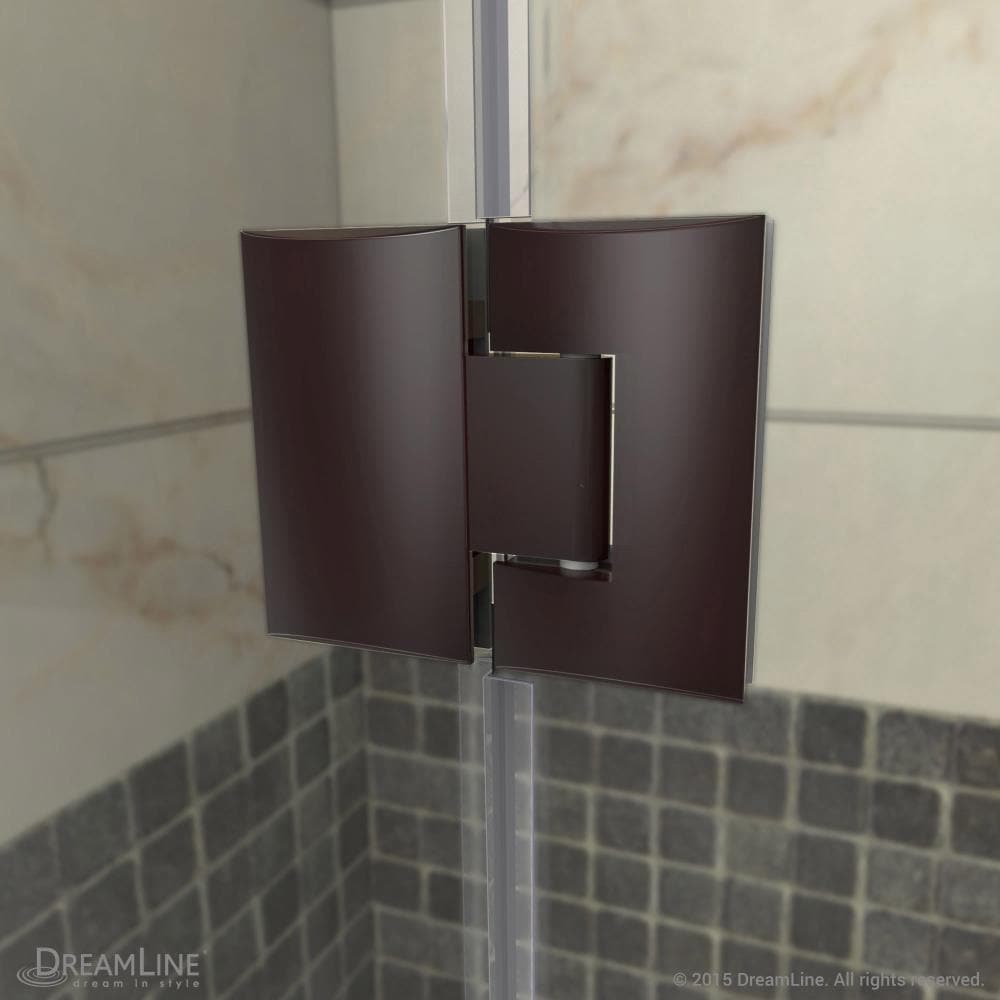 DreamLine Unidoor-X Oil Rubbed Bronze 53-in To 53-1/2-in X 72-in ...