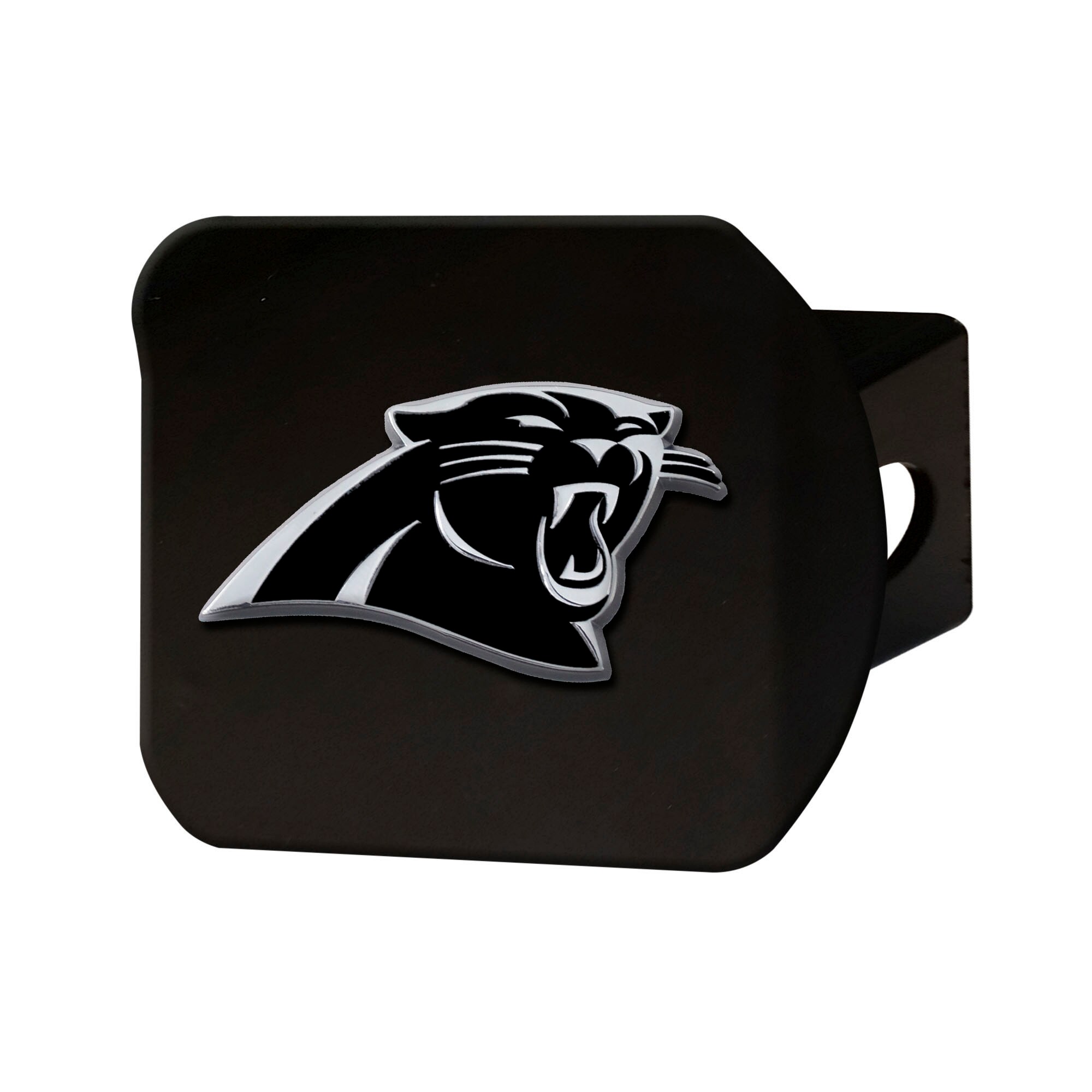 Carolina Panthers Black Color Hitch Cover