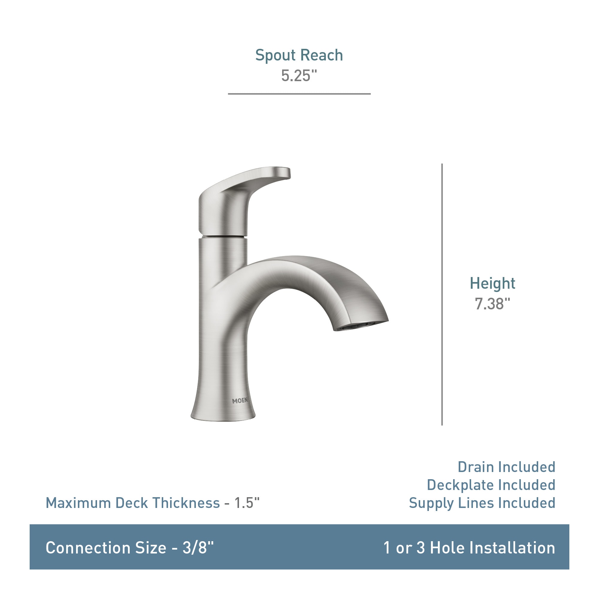 Moen 84346 Lavatory-Faucets - View #3