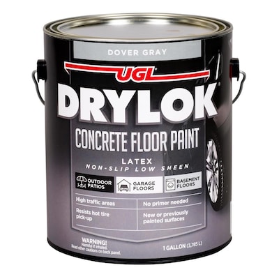 Drylok 1 Part Dover Gray Dark Flat Garage Floor Paint Gallon In The Department At Com - What Colors Does Drylok Concrete Floor Paint Come In