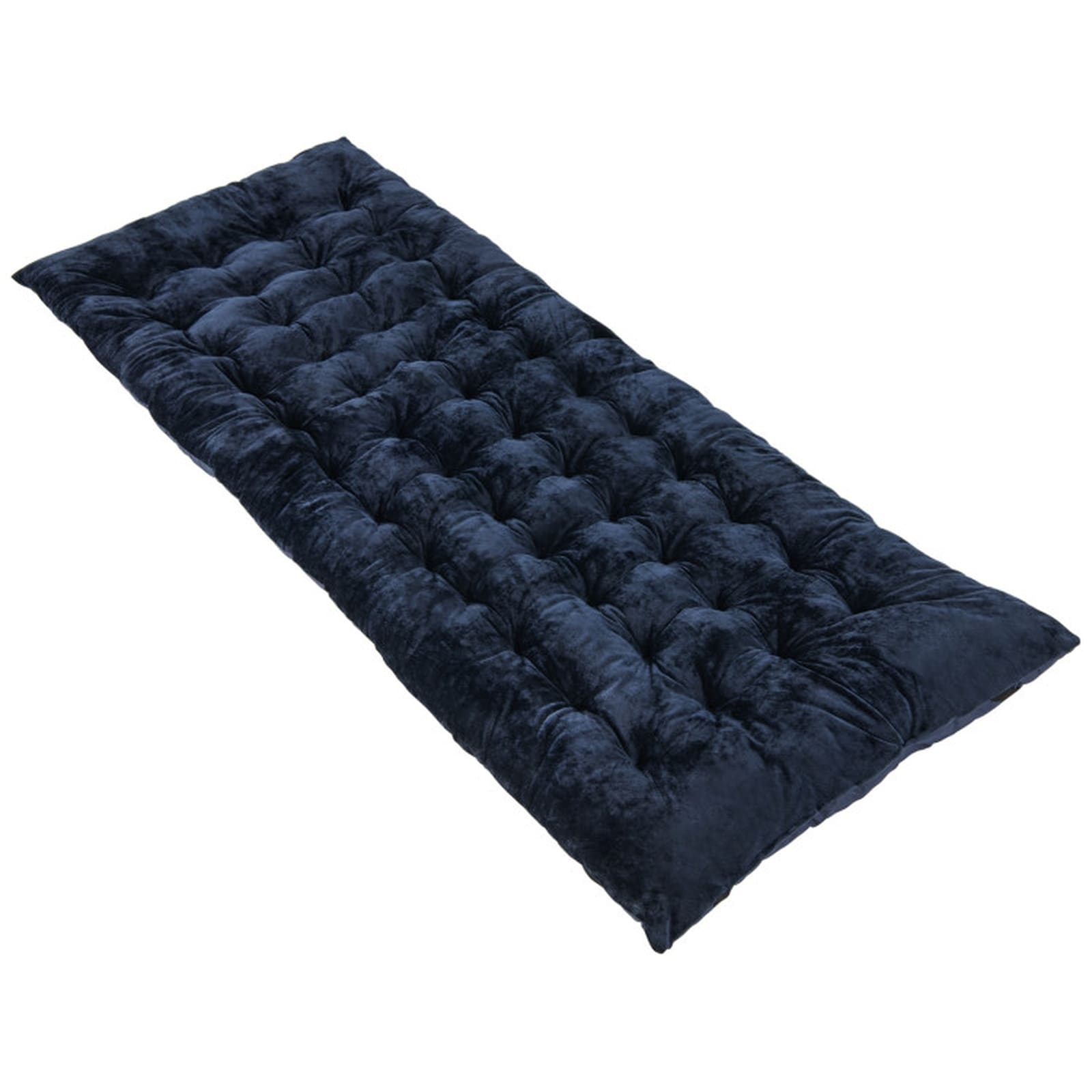 SUGIFT Camping Cot Pad 75 x 27.5 x 3 in with Crystal Velvet Attached ...