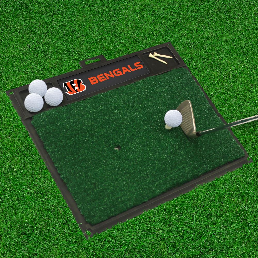 FANMATS Cincinnati Bengals NFL Golf Hitting Mat Golf Tees in the Golf Gear  & Accessories department at