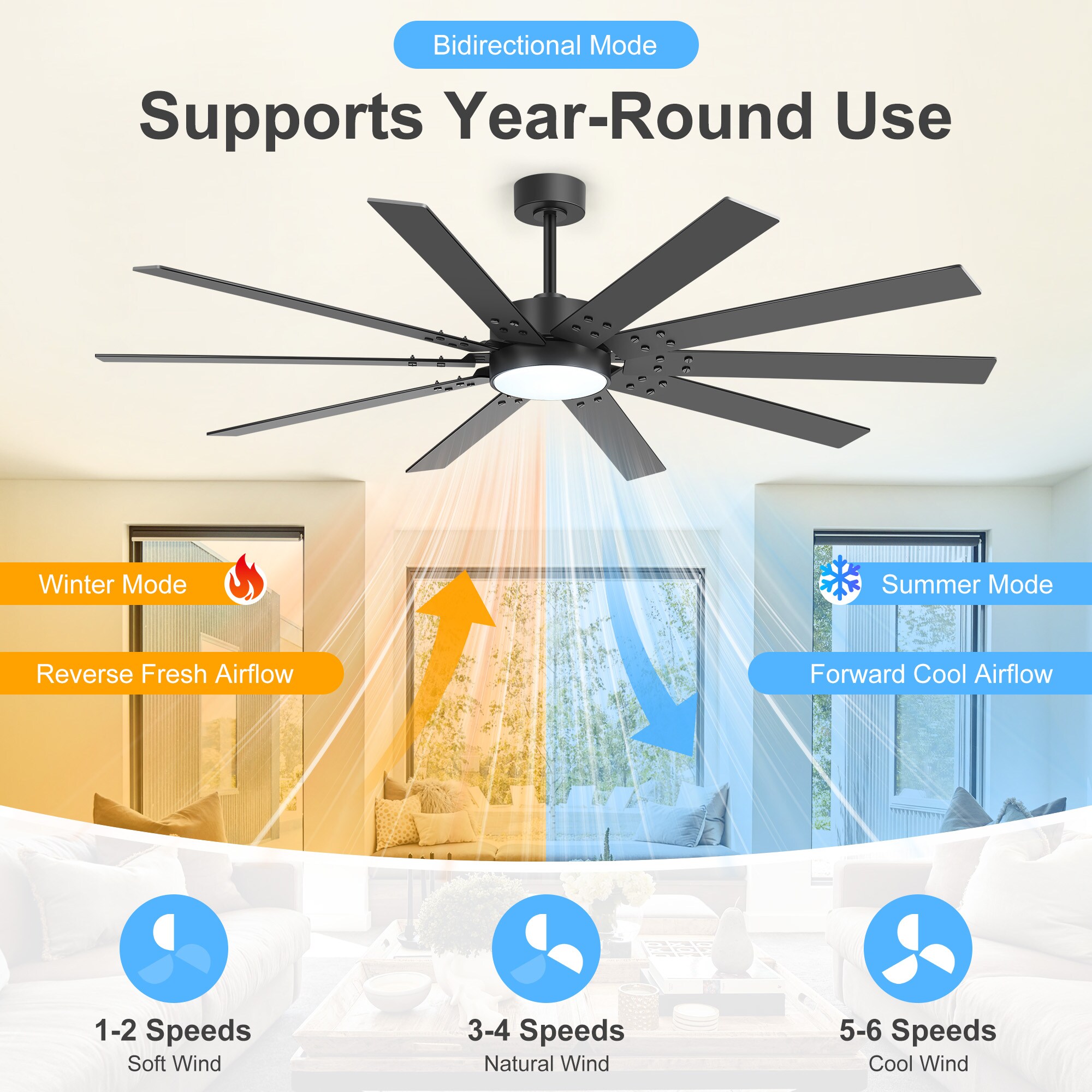 Breezary 29020-BK Ceiling-Fans - View #5