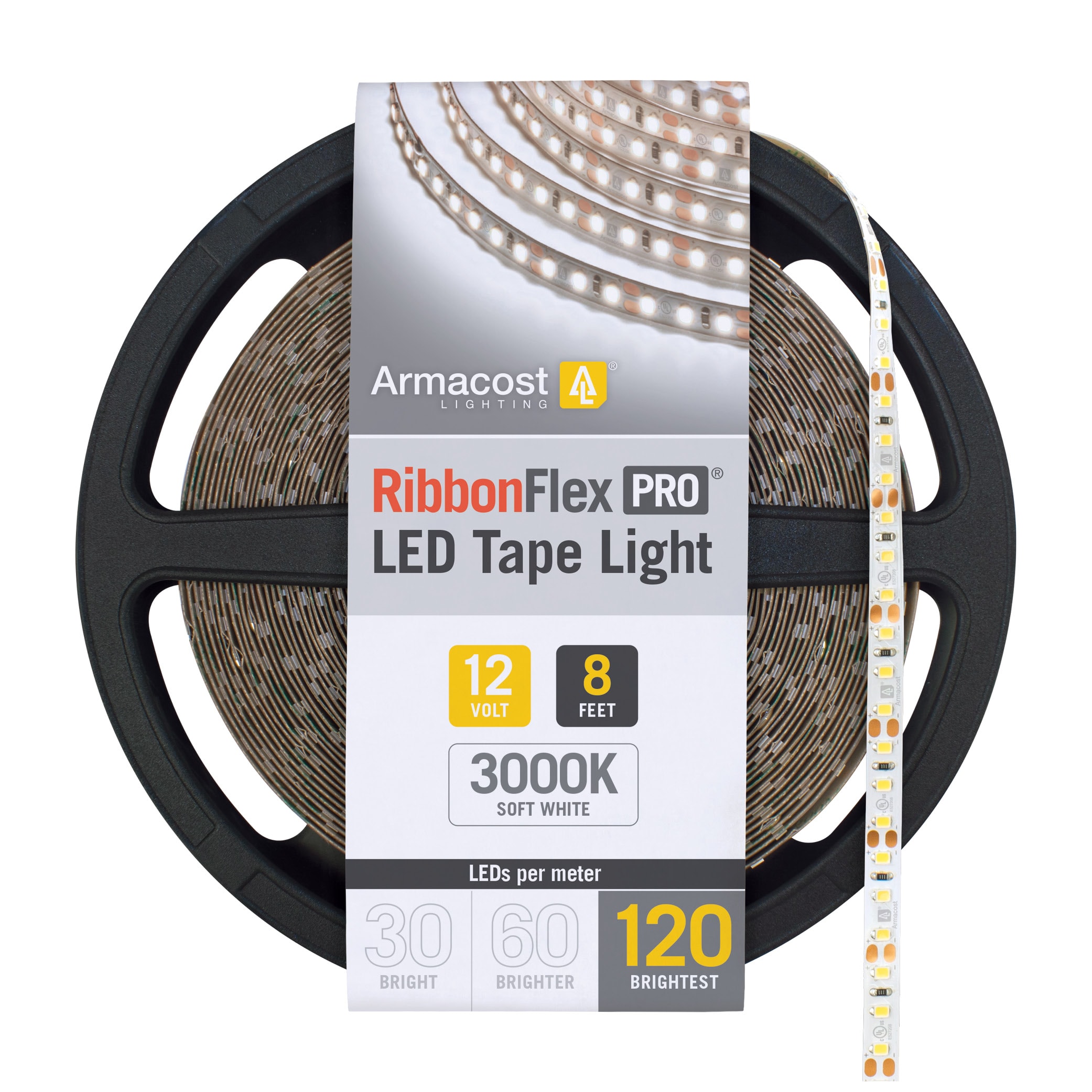 Armacost Lighting 143210 8.2-ft LED Warm White Tape Light