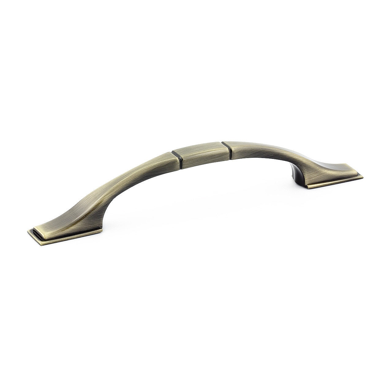 Richelieu BP30796AE Sutton 3-3/4-in , 96mm Center to Center Antique English Arch Handle