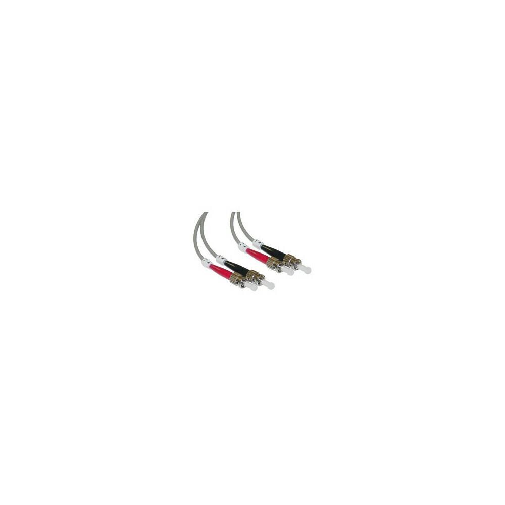 CableWholesale CBLW232  STST-11005 Fiber Optic Cable ST ST Multimode Duplex 50-125 5 meter (16.5 foot)
