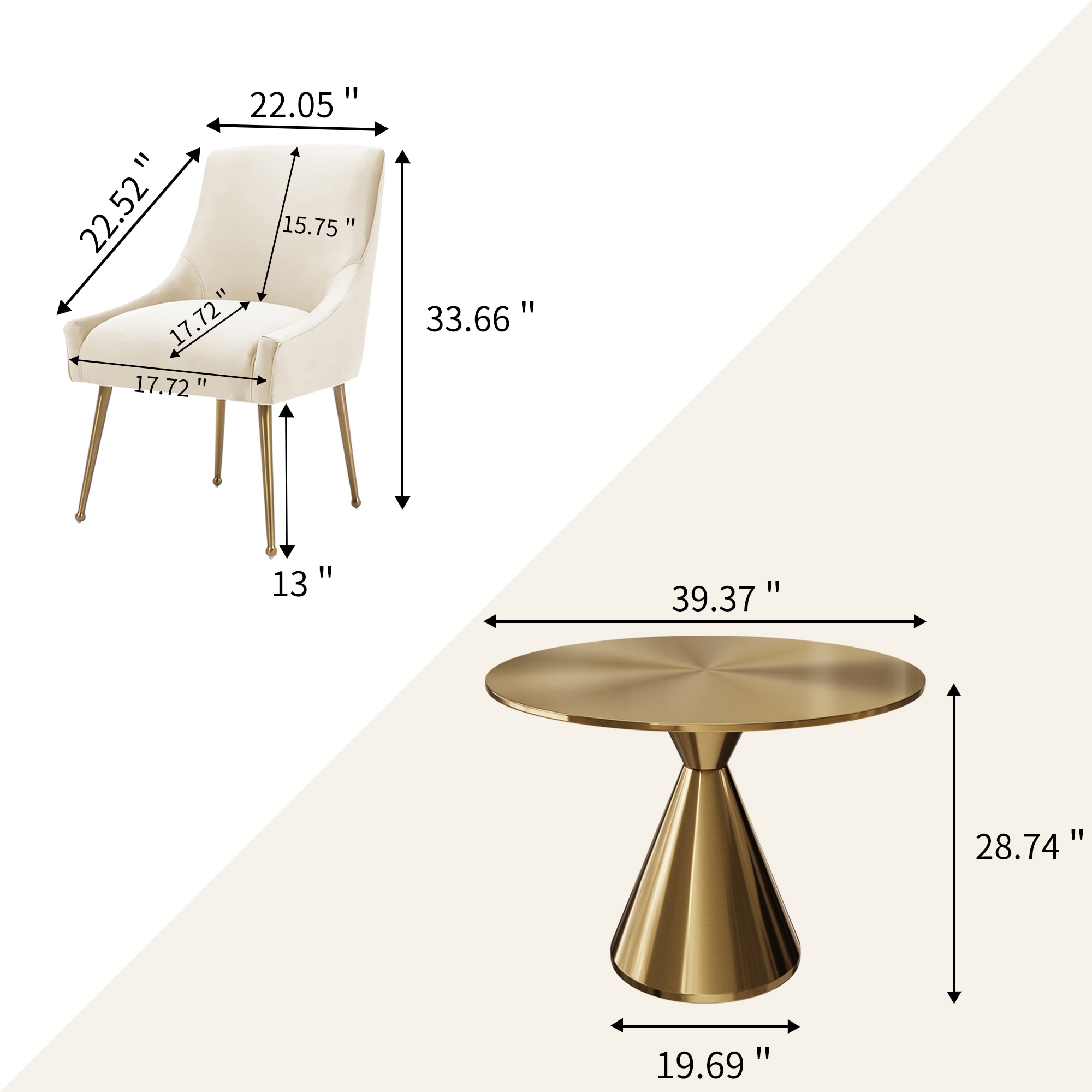 Clihome CL-RBT1-BBG700BE Dining-Sets - View #5
