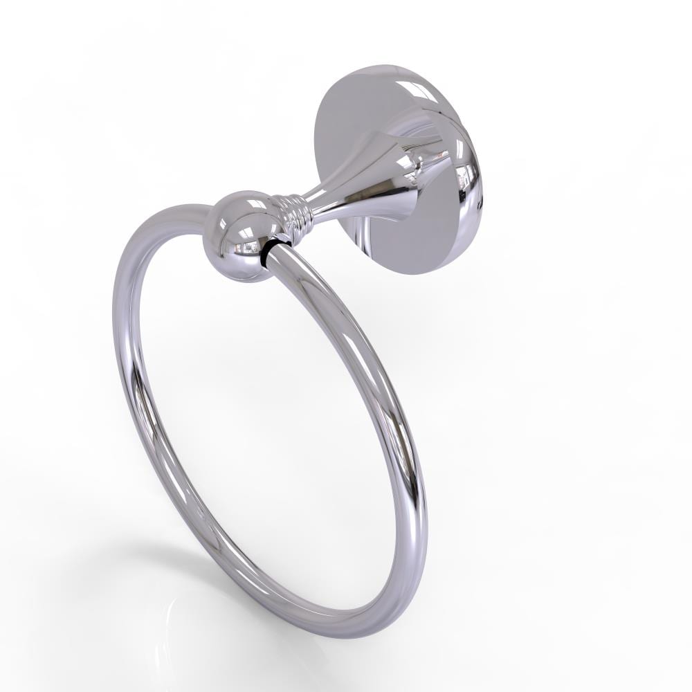 Allied Brass SL-16-PC Shadwell Polished Chrome Wall mount Single Towel Ring