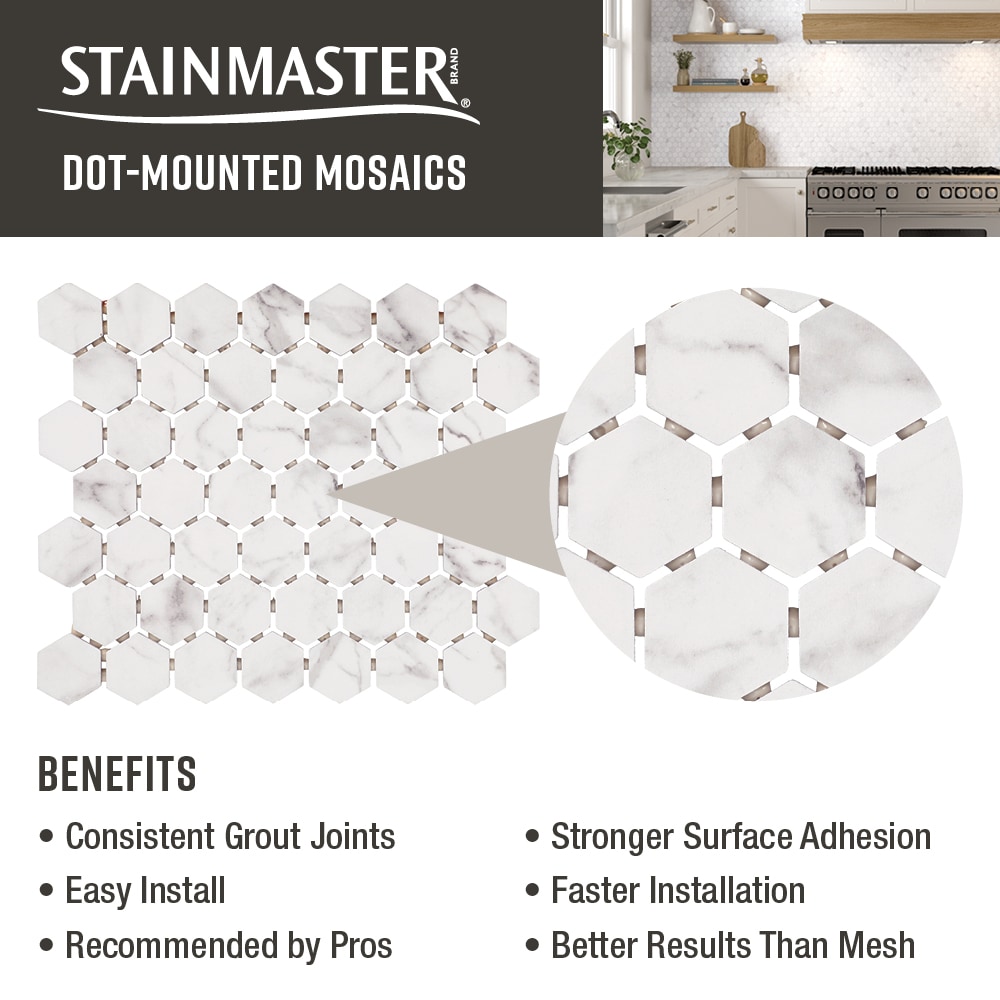 STAINMASTER SM4115HEXXTMTLW Ceramic-Tile - View #22
