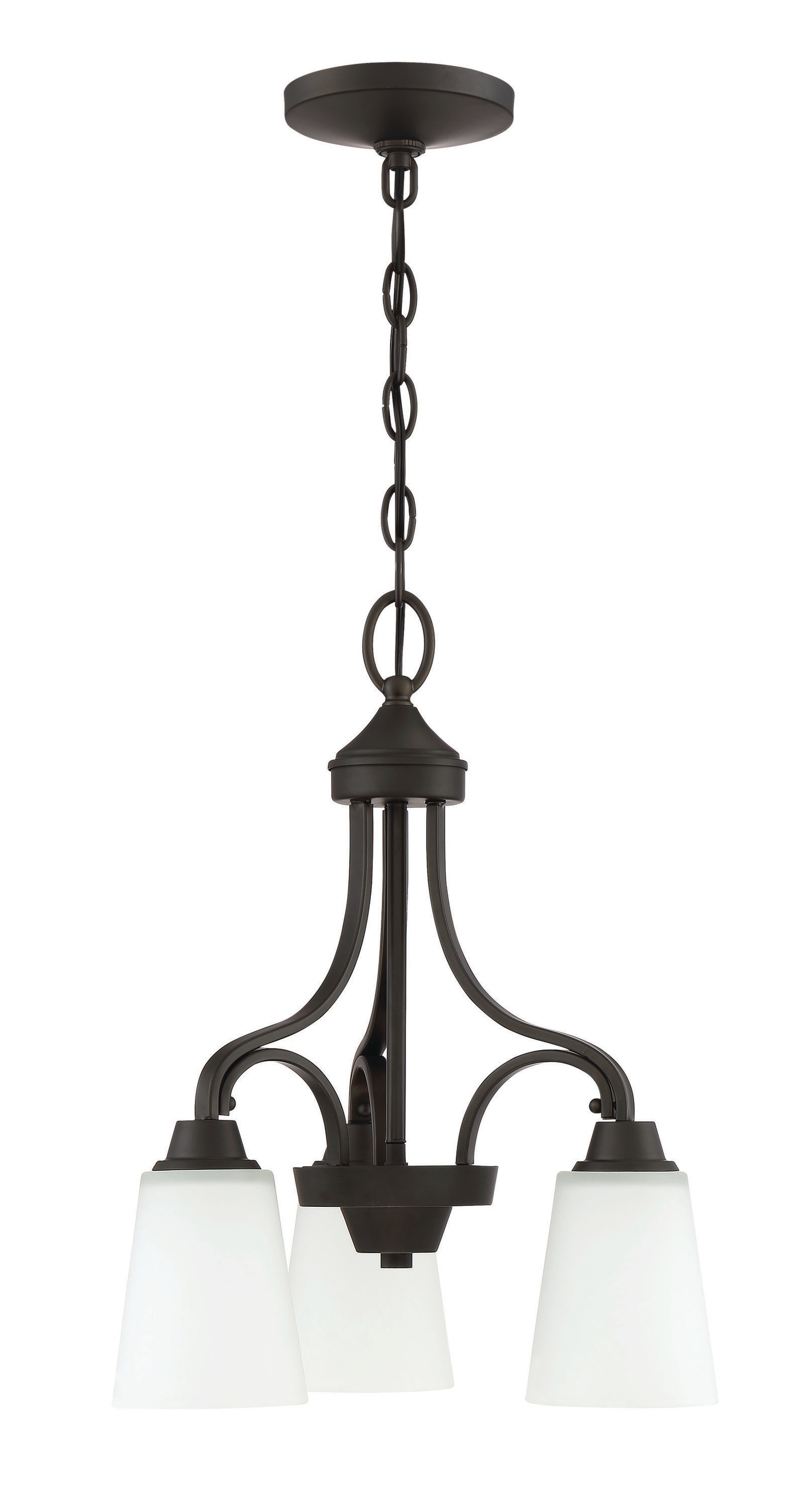 Craftmade 41913-ESP Grace 3-Light Espresso Transitional Dry Rated Chandelier