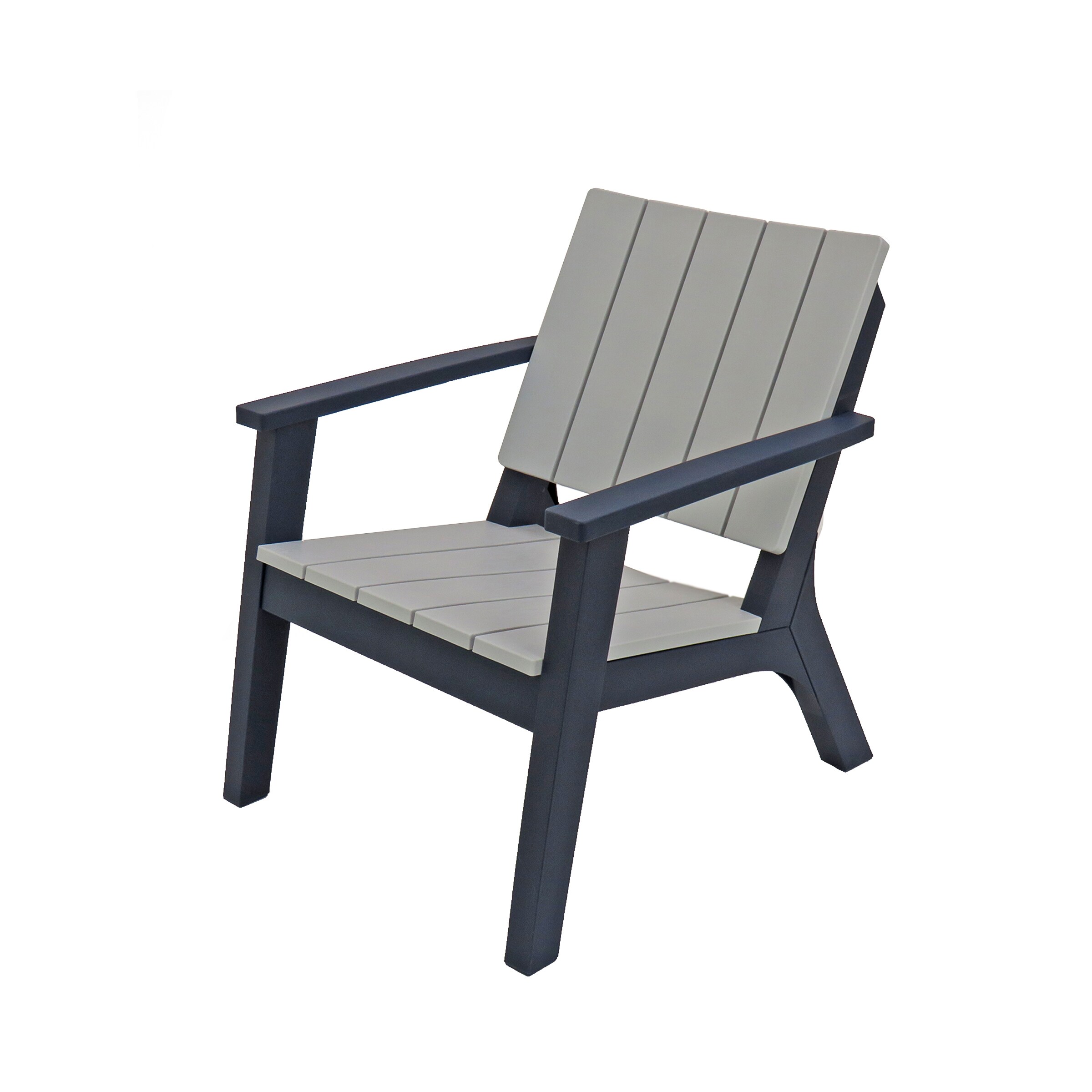 Berkley 4-Person Dark Blue and Gray Polypropylene Outdoor Seating Set