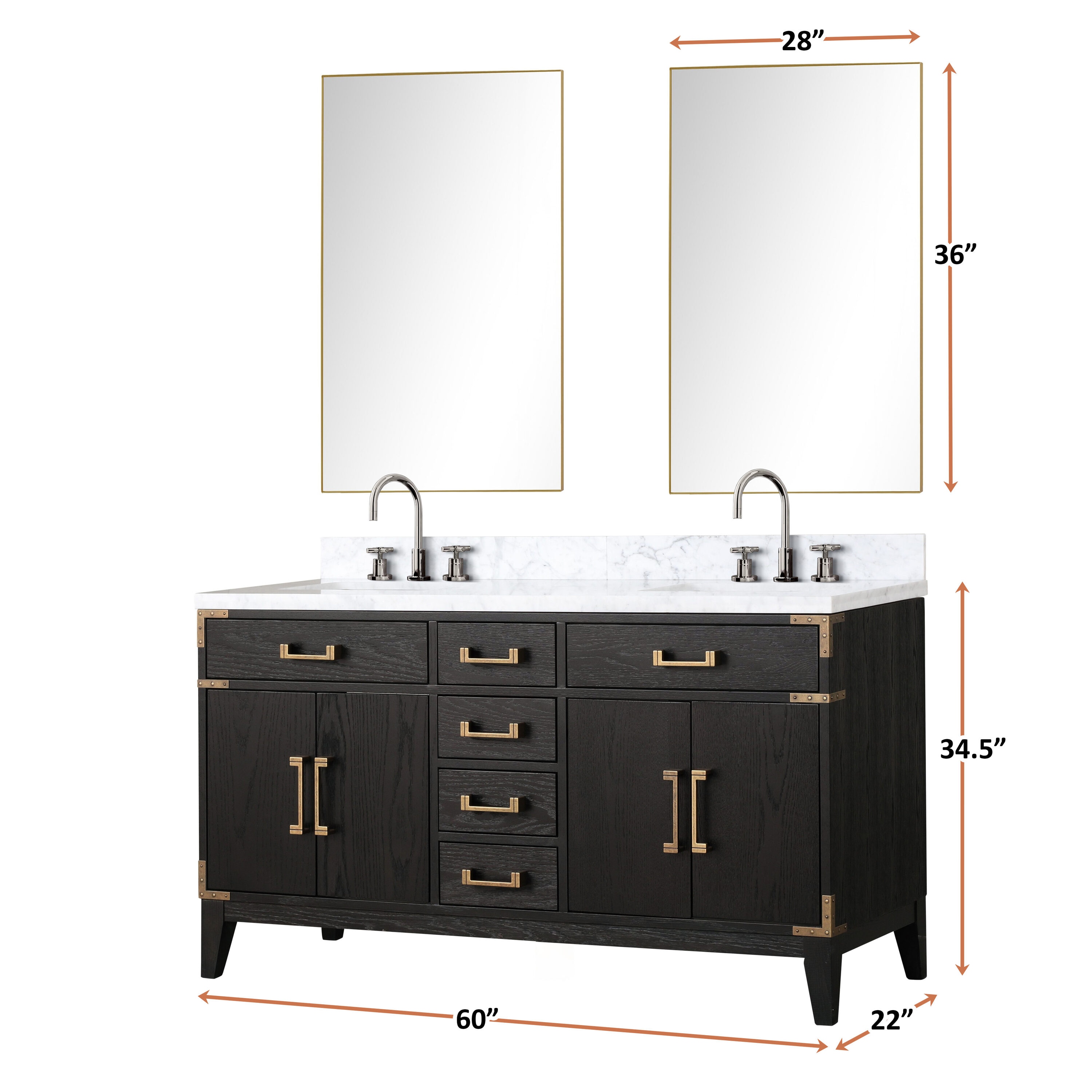Lexora LVW60DJ111 Bath-Vanity-Combo - View #6