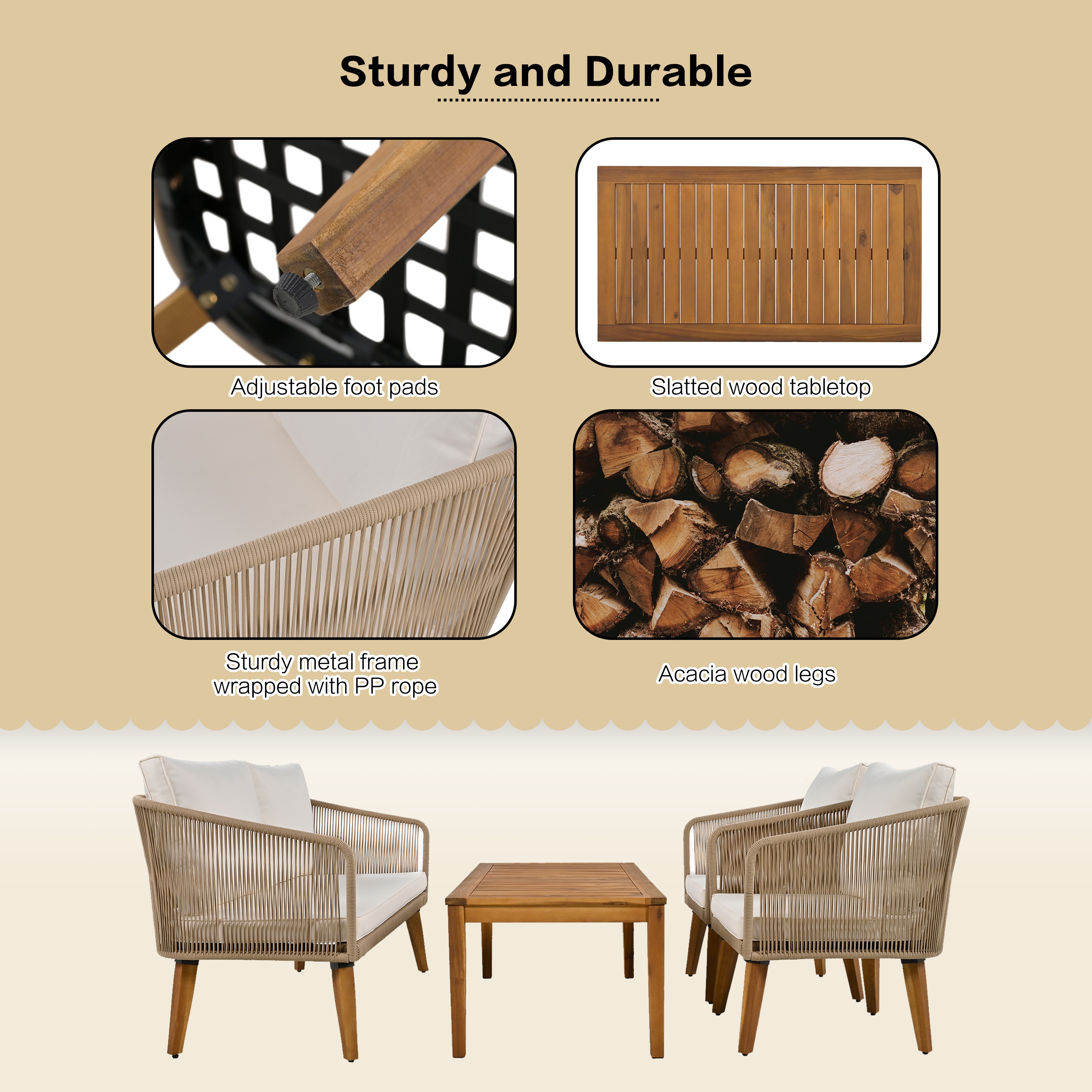 ModernLuxe L-TM000004AAA Patio-Conversation-Sets - View #4