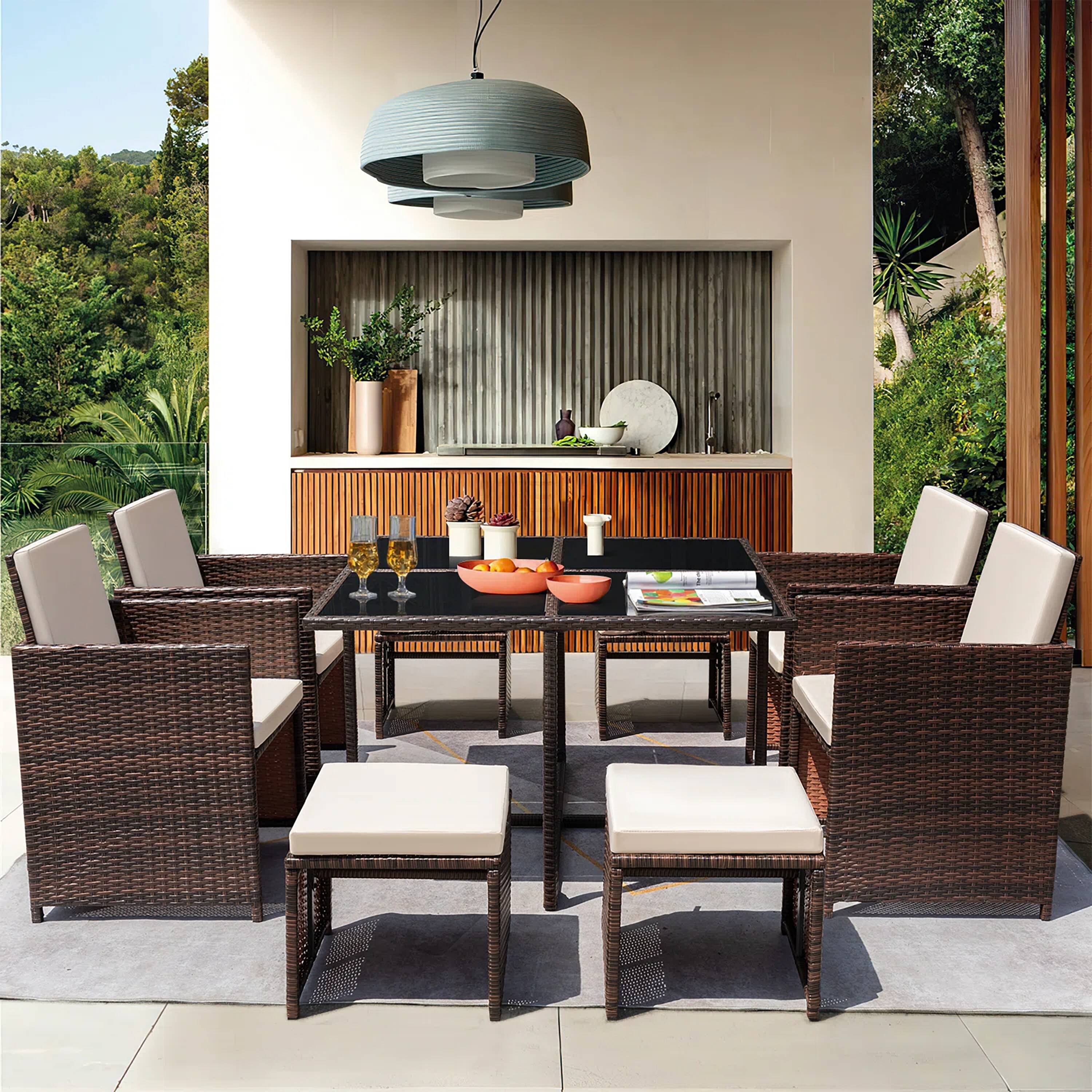 Vineego LS-LCRF2T2C2F7 Patio-Dining-Sets - View #6
