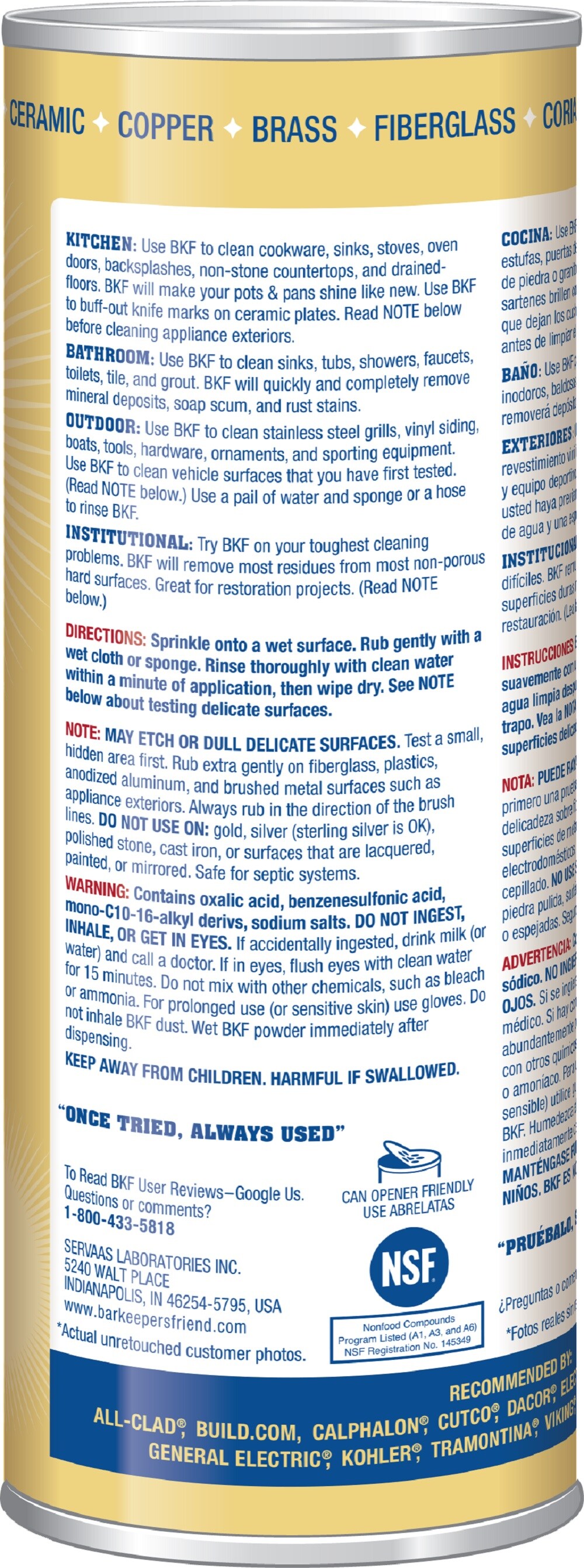 Bar Keepers Friend 21-oz Powder All-Purpose Cleaner