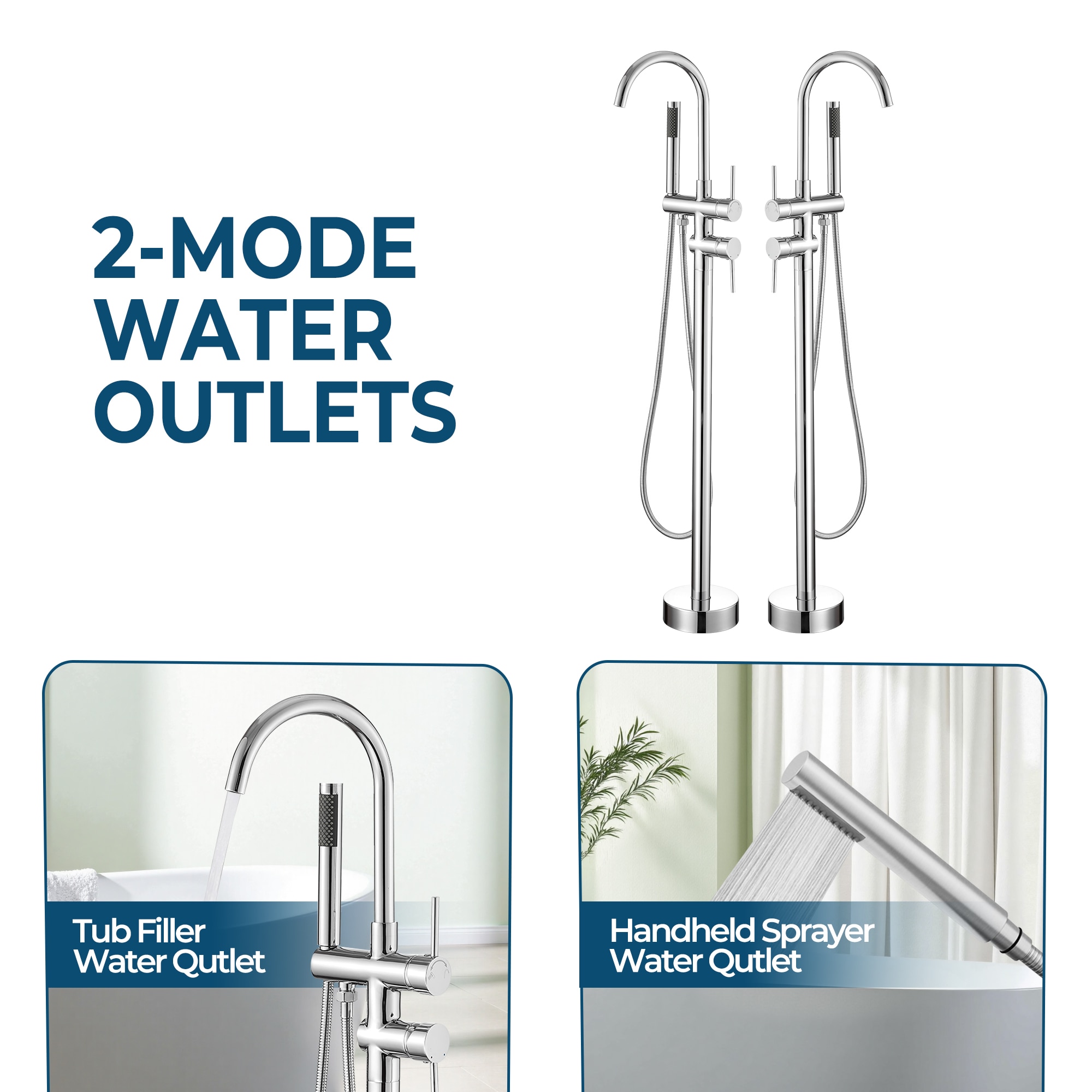 FORIOUS LL01020CH Roman-Tub-Faucets - View #6