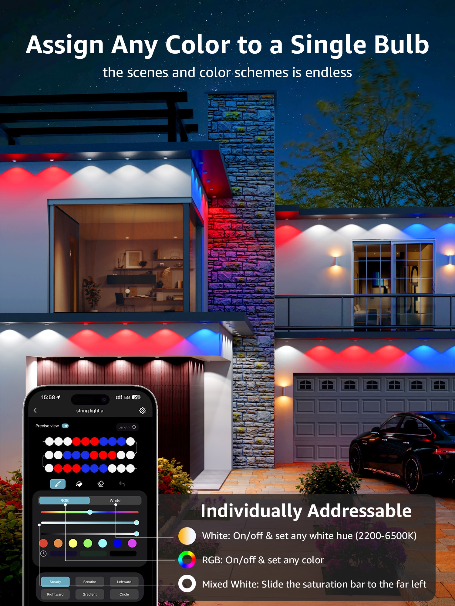 Lepro E1X60XUS Patio-String-Lights - View #3
