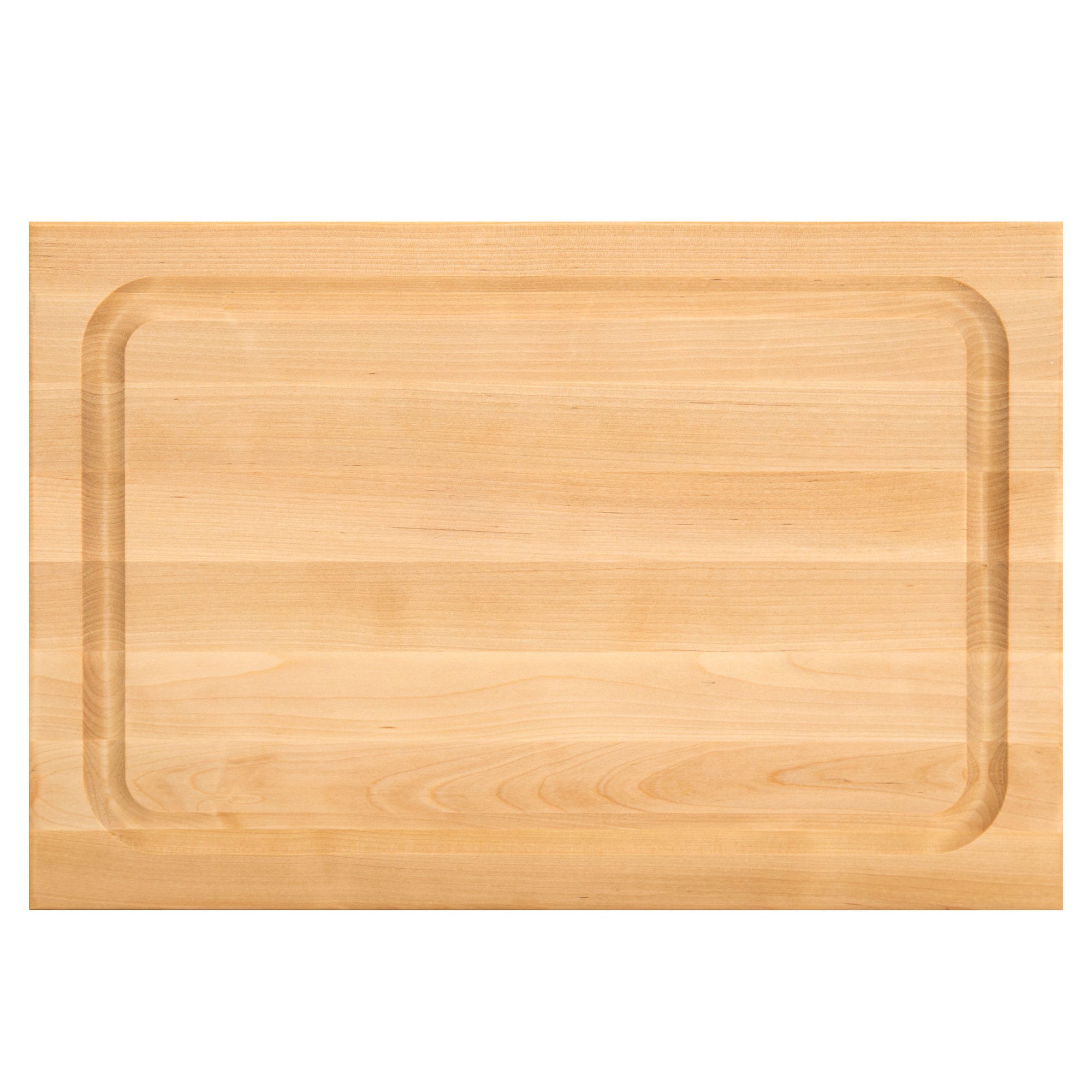 Maple Wood 18" x 12" Reversible Cutting Board with Juice Groove