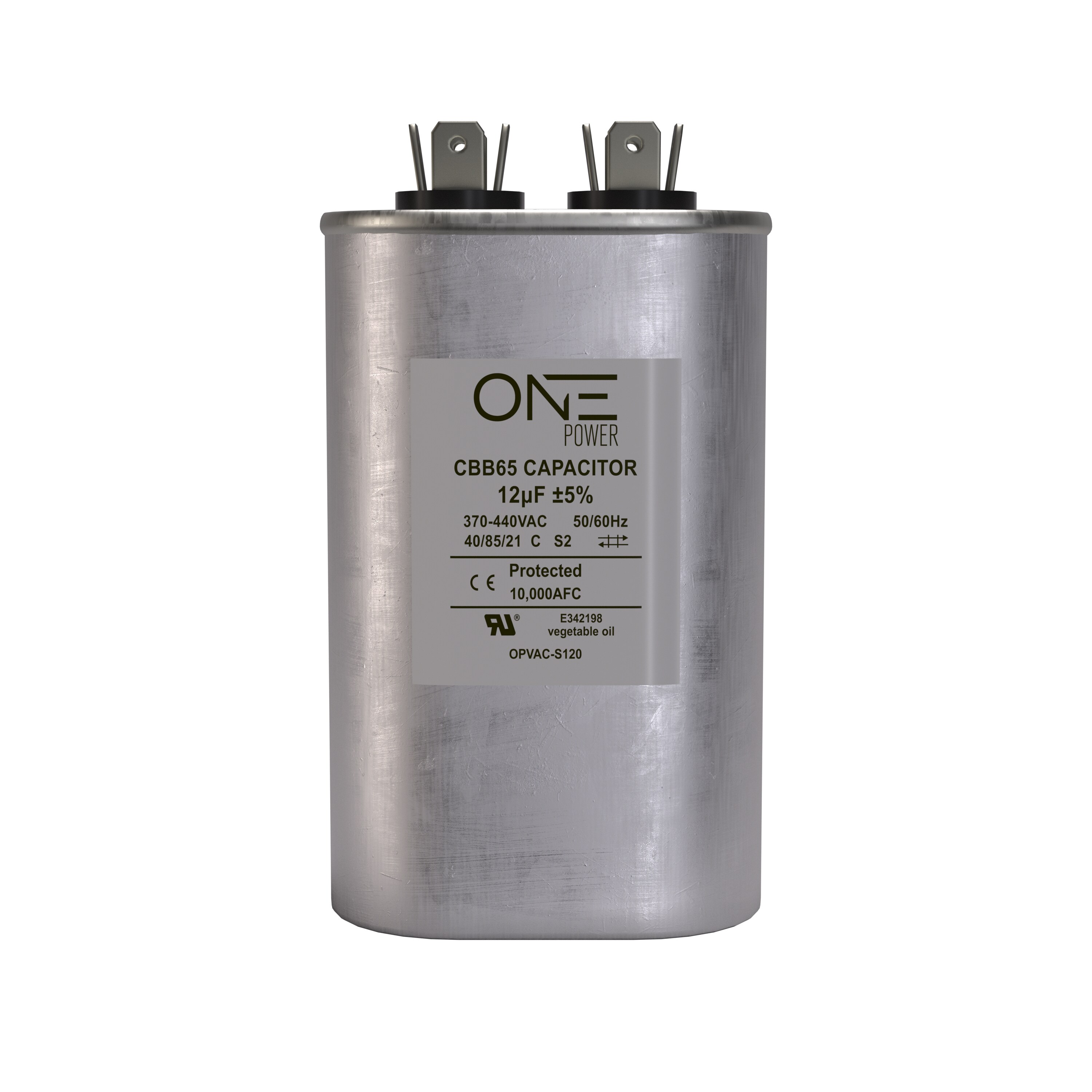 One Power CBB65 1.22-in W x 3.54-in H Central Single Run Capacitor 
