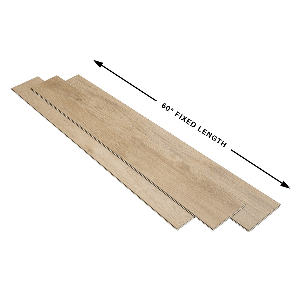 5mm w/pad Mountain Breeze Pine Waterproof Rigid Vinyl Plank Flooring 7.09  in. Wide x 48 in. Long