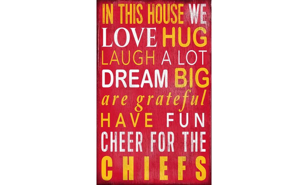 Fan Creations Kansas City Chiefs 19-in H x 11-in W Sports Print in the Wall  Art department at