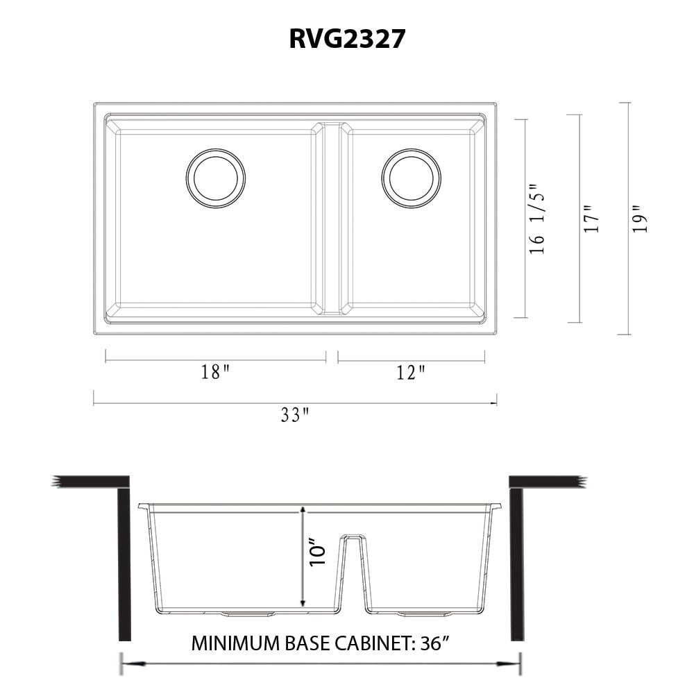 Ruvati RVG2327WB Kitchen-Sinks - View #8