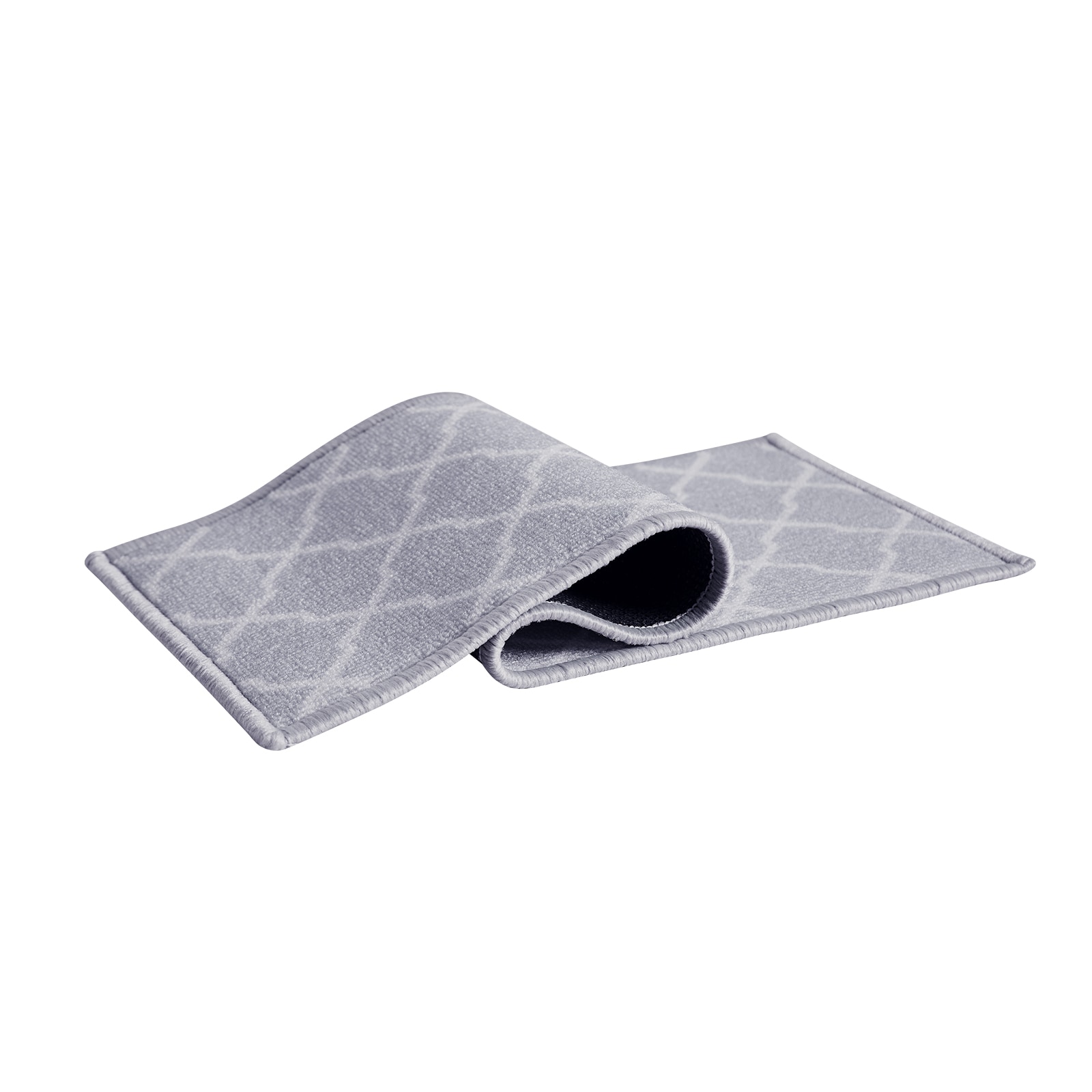VEVOR LTFHDSSTPE289DKW5V0 Stairs Carpet Non Slip 9-in x 24-in Gray Gray Residential Adhesive Indoor Carpet Tile ( 2-Sq. Feet )