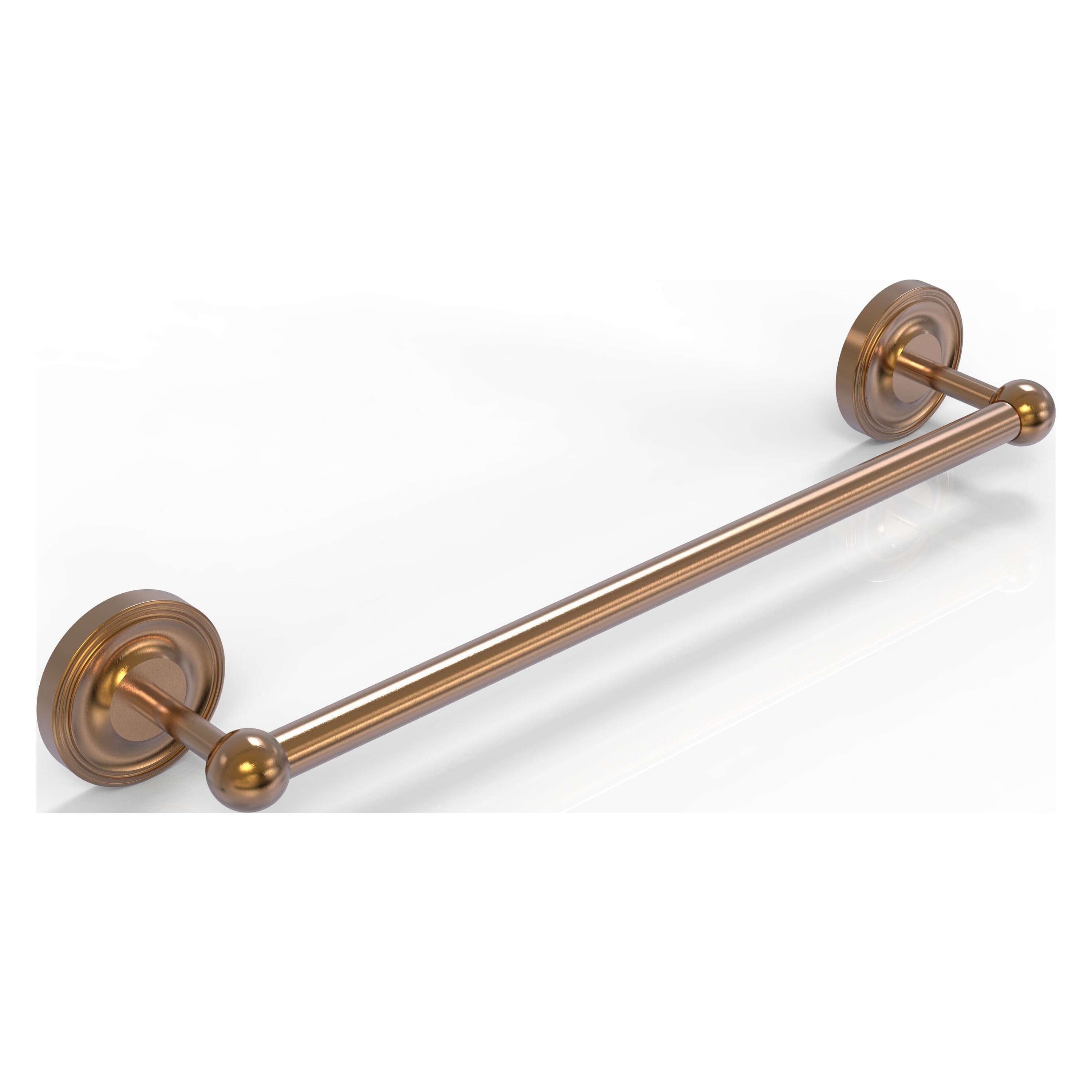 Allied Brass PR-41/24-BBR Prestige Regal 24-in Brushed Bronze Wall mount Single Towel Bar