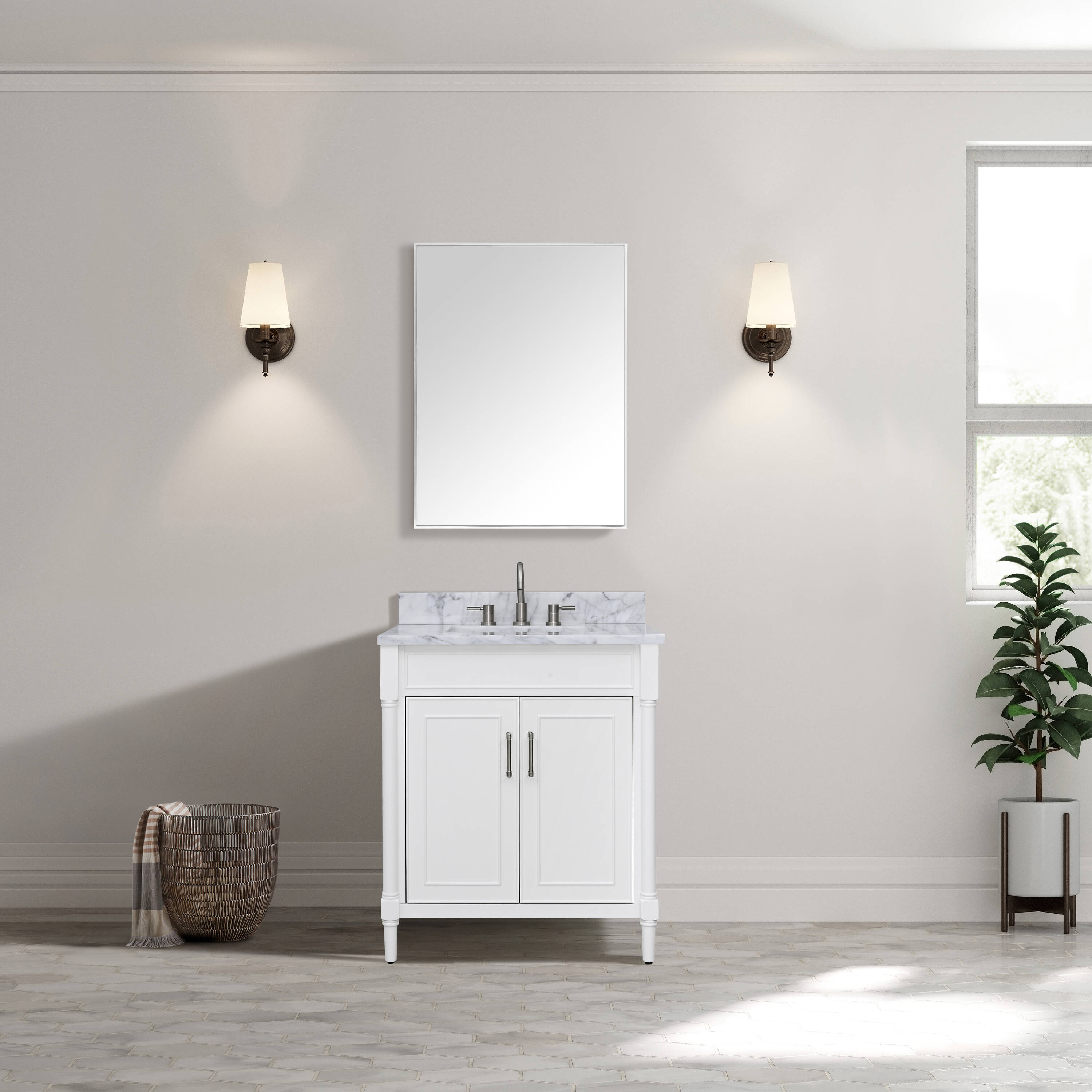 Avanity BRISTOL-VS31-WT-C Bath-Vanity-Combo - View #4