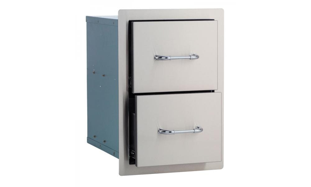 Bull 56985  BBQ drawers Built-In Grill Cabinet Double drawer