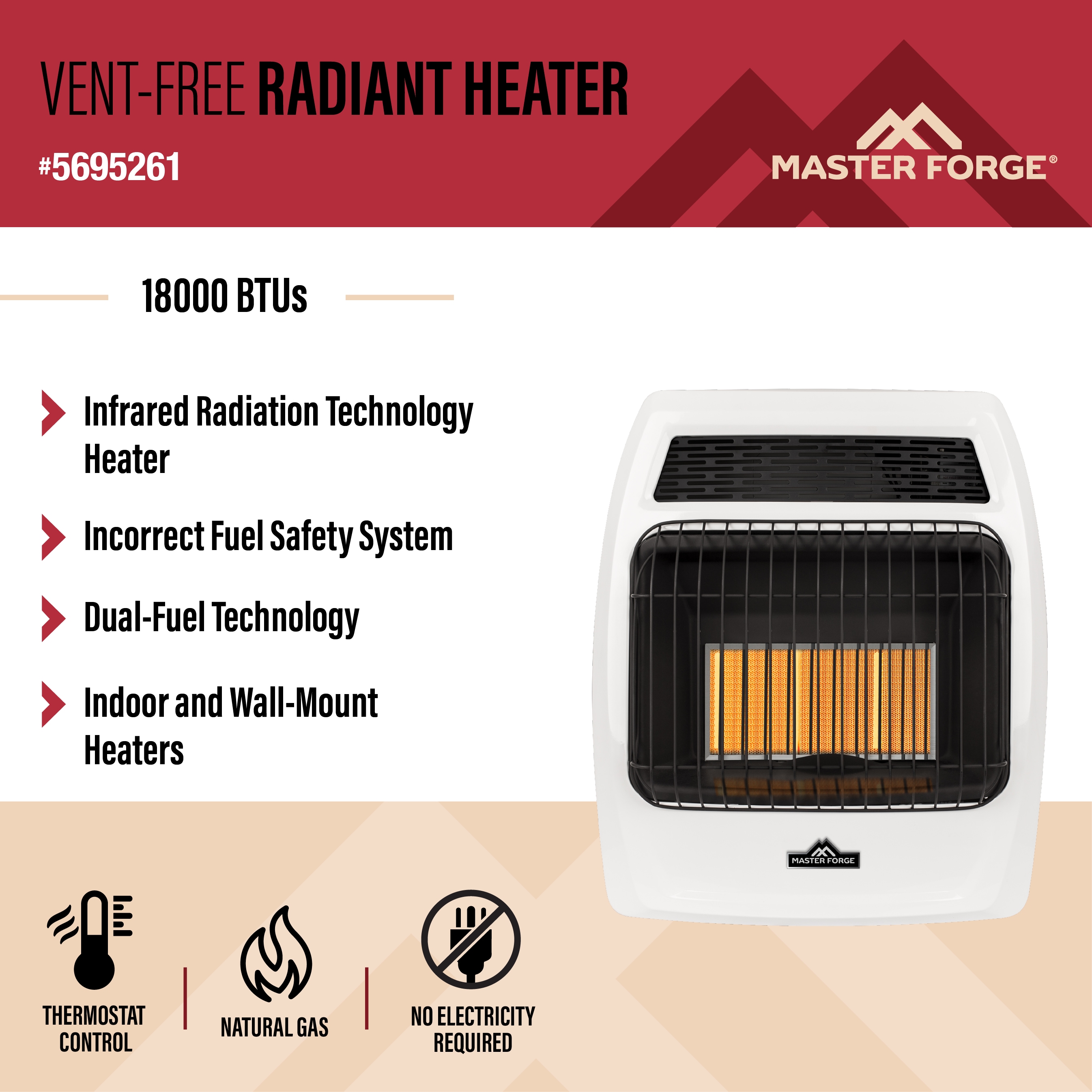 Master Forge IR18DMF Gas-Heaters - View #3