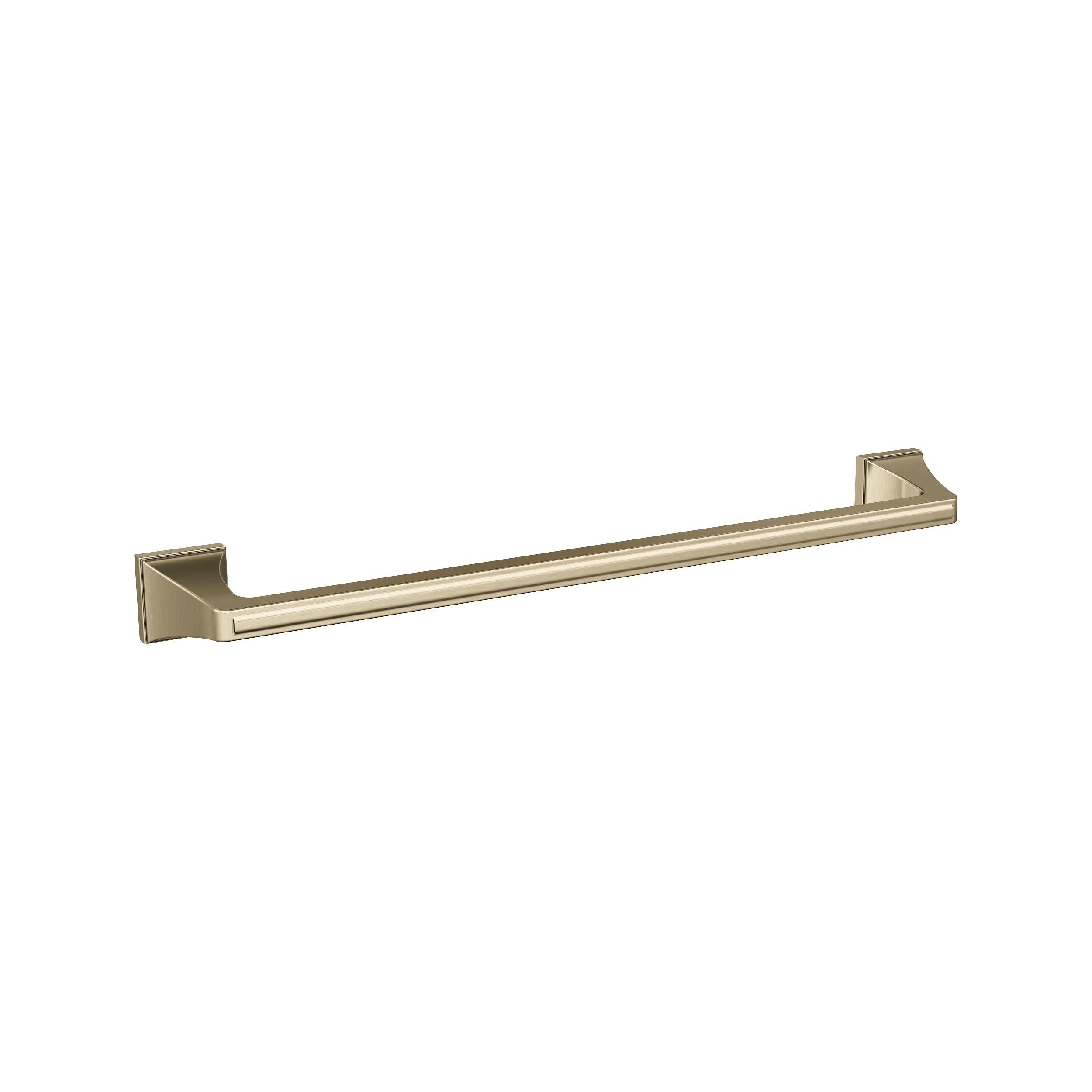 Amerock BH36023BBZ Mulholland 18-in Golden Champagne Wall mount Single Towel Bar