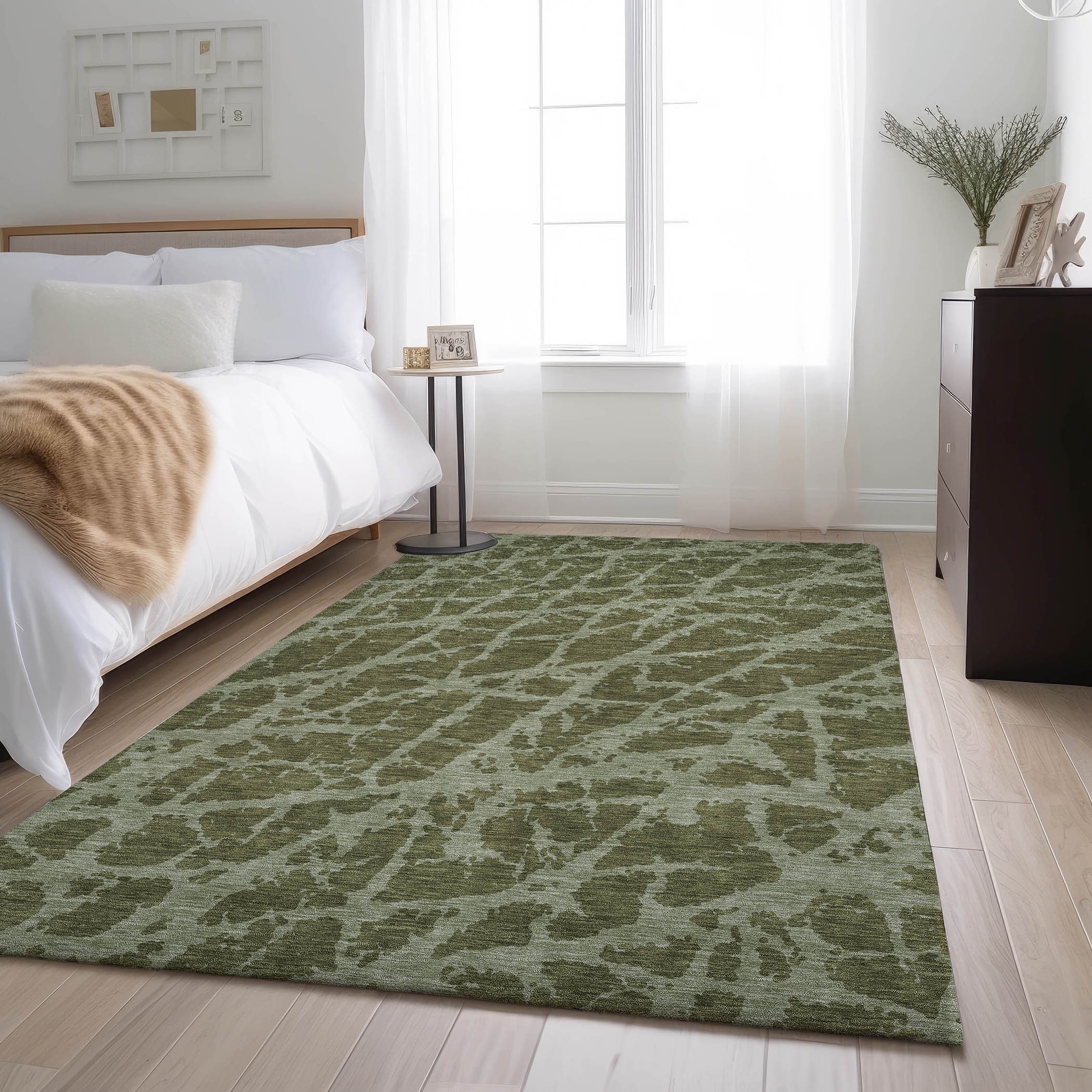 Addison Rugs AMF518NA8X10 Mayfield AMF518NA 8 x 10 (ft) Loomed Polyester Navy Rectangular Indoor Abstract Machine washable Area rug