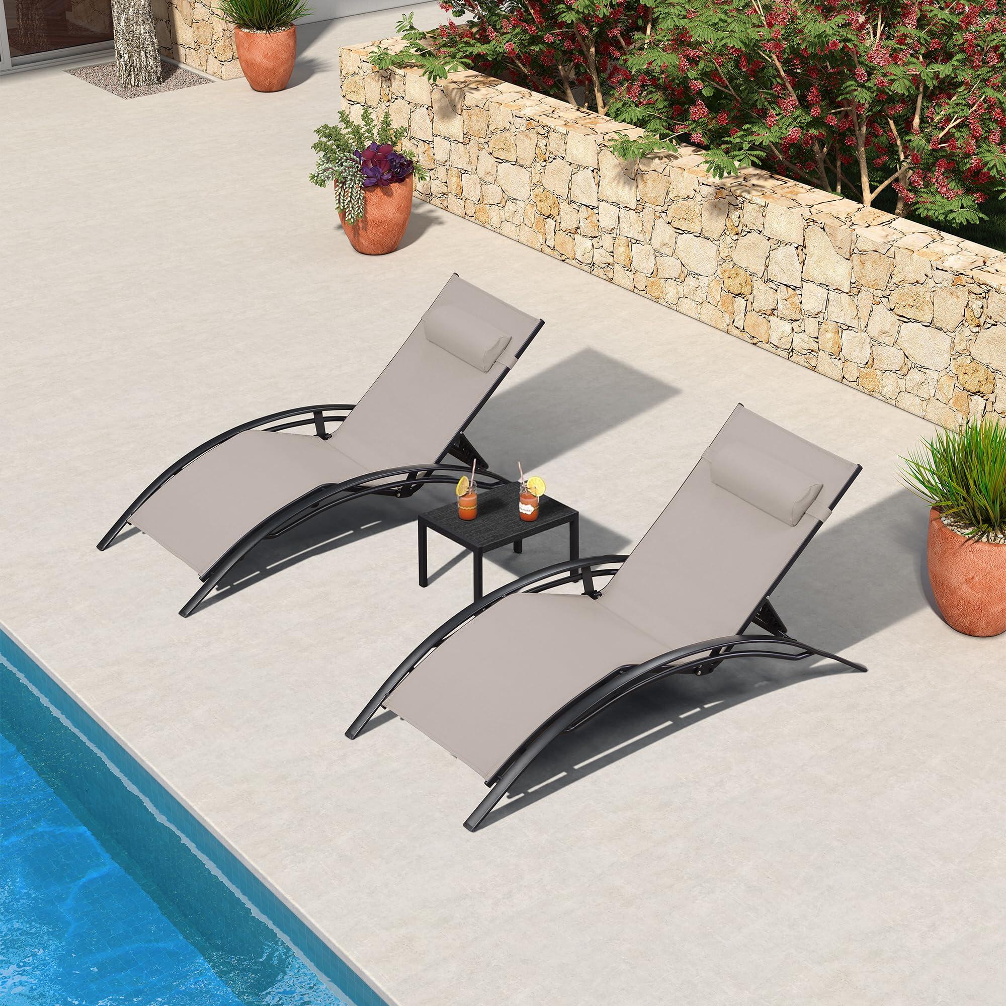 PURPLE LEAF LSMCLS01-XXL-TP-4PC Patio-Chairs - View #3