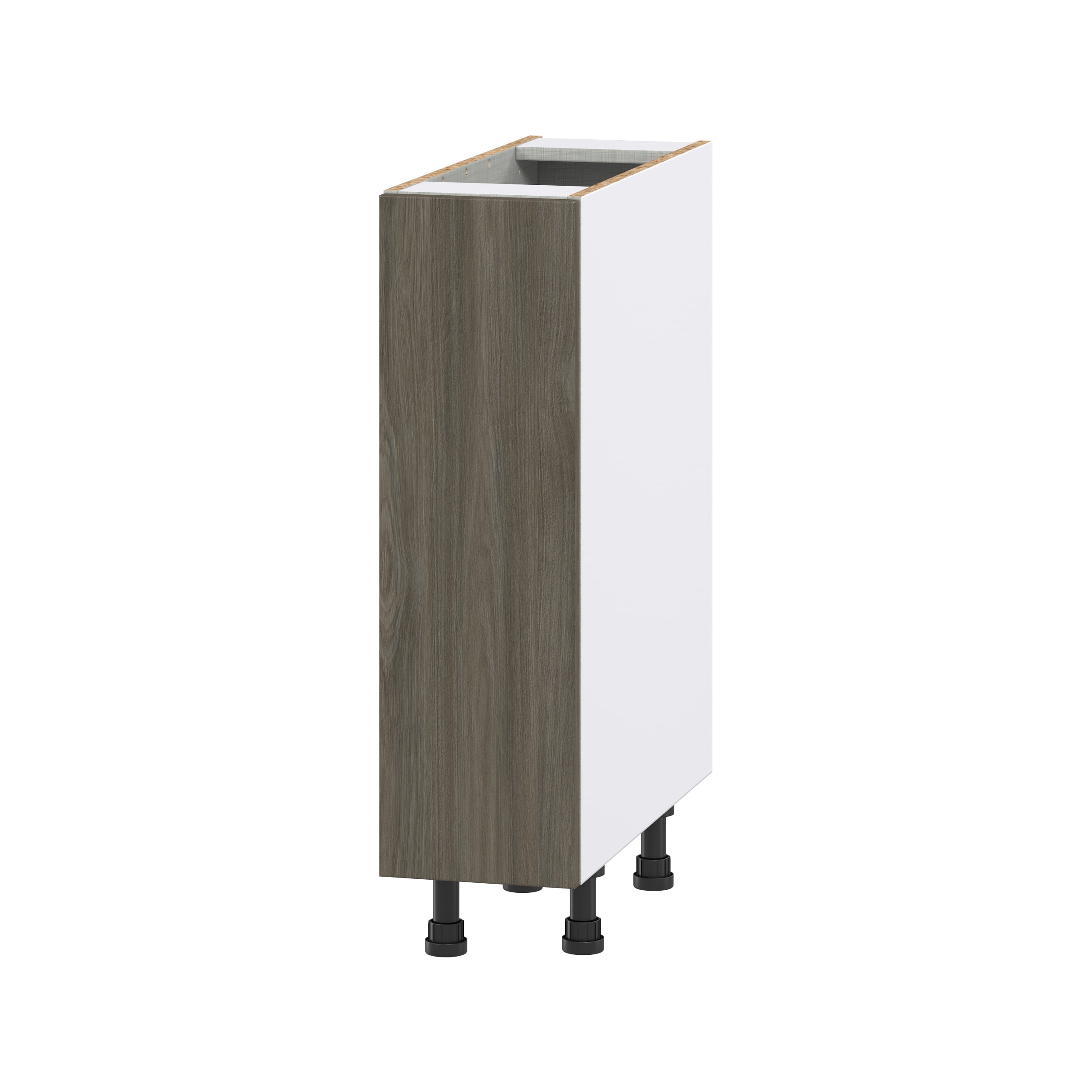 Hugo&Borg DSB9FH(L/R)-SA Savane 9-in W x 34.5-in H x 24-in D Textmel Base Fully assembled Cabinet (Flat Panel Slab)