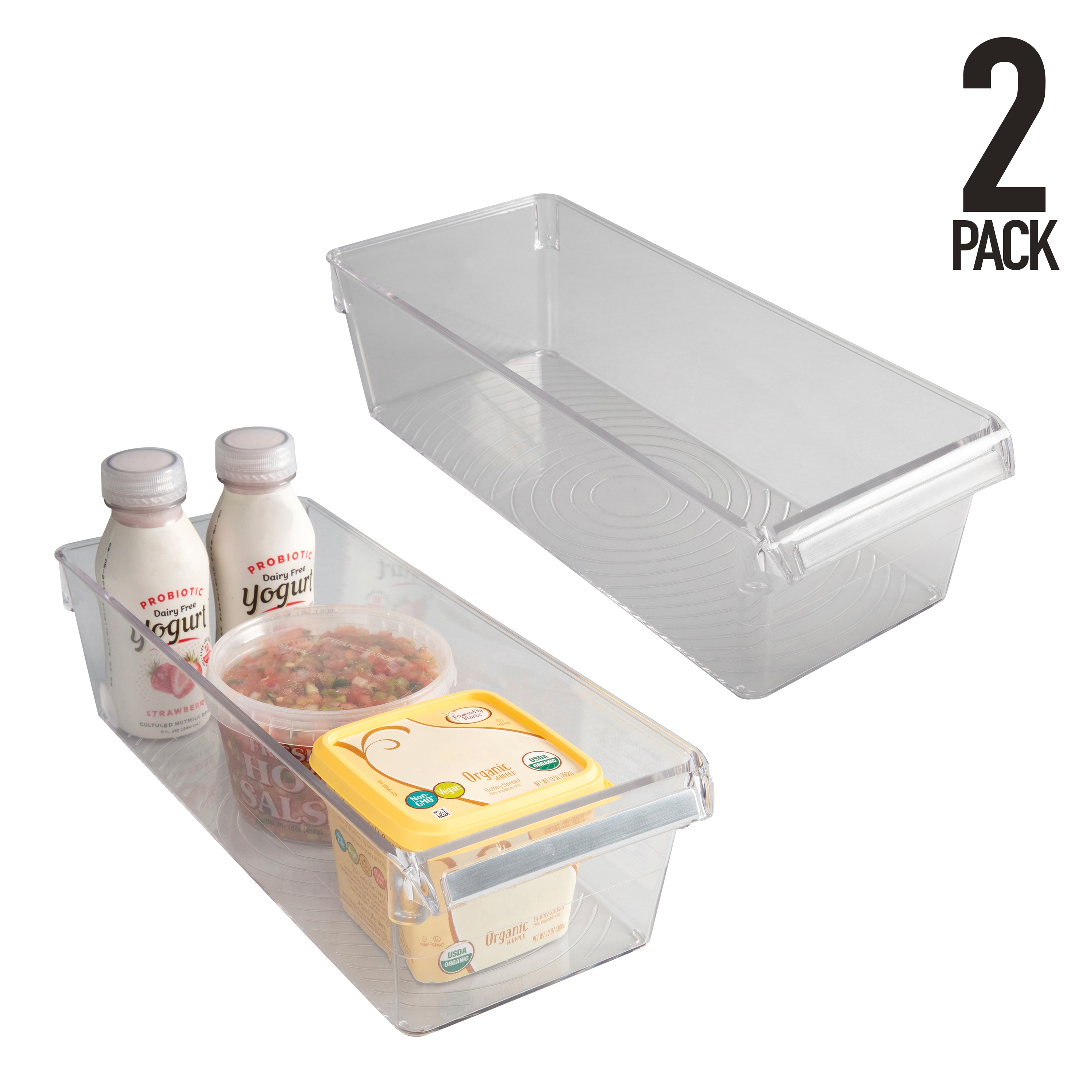 2 Compartment Food Storage Containers With Lids - Bpa Free