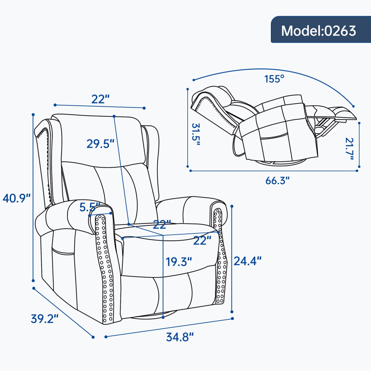 Streamdale Furniture W3224S00011 recliners - View #15