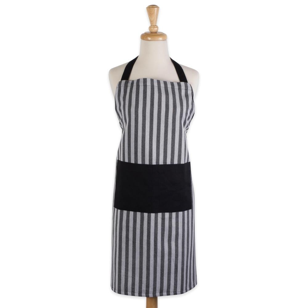 DII Black and White Cotton Grilling Apron at Lowes.com