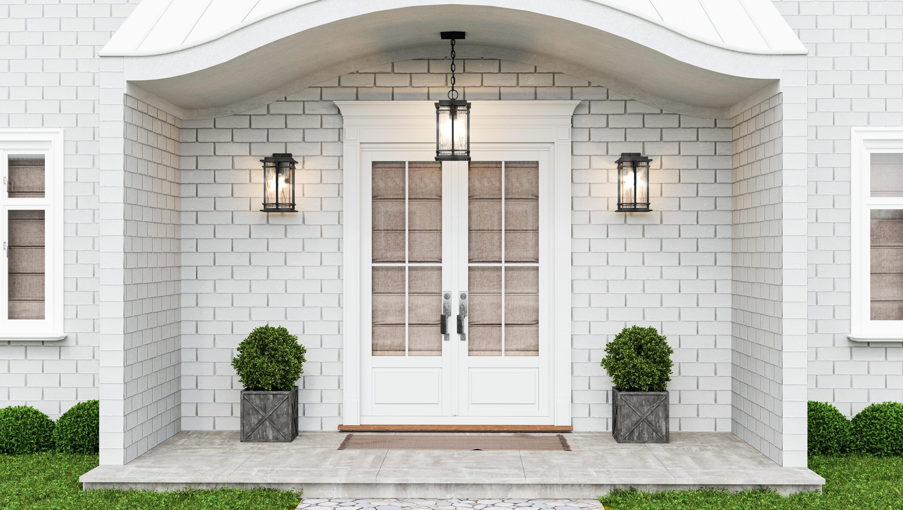 Earth Black Aluminum Dimmable Direct Wired Electric Sconce